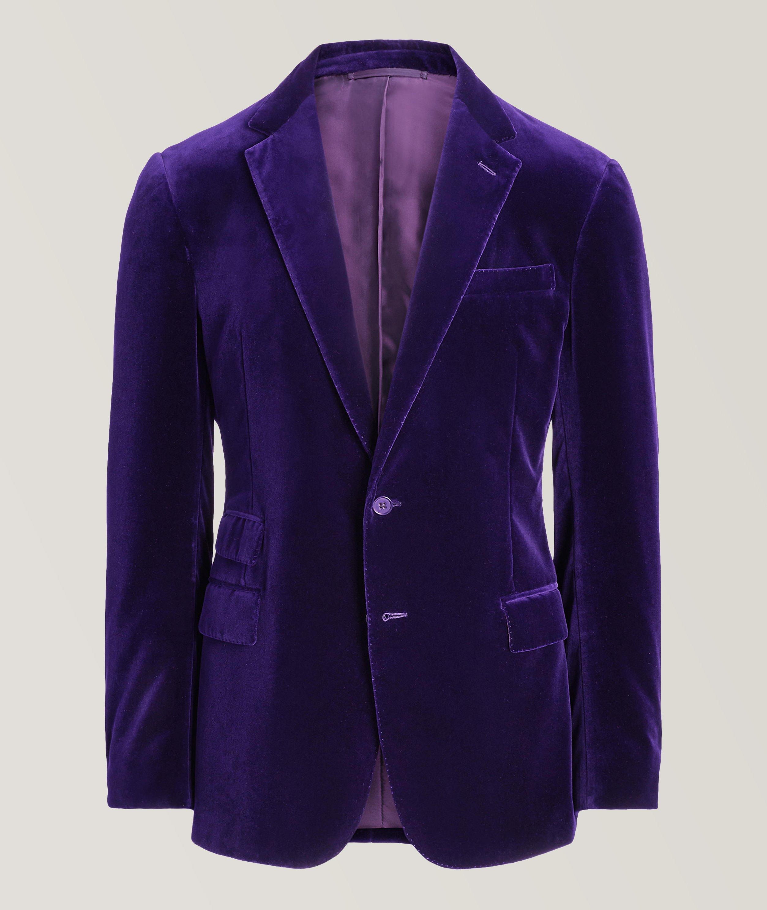 Ralph Lauren Purple Label Slim Fit Velvet Sport Jacket Sport Jackets Harry Rosen