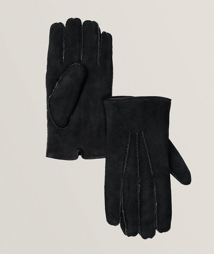 Fur Lined Merino Wool Gloves image 0