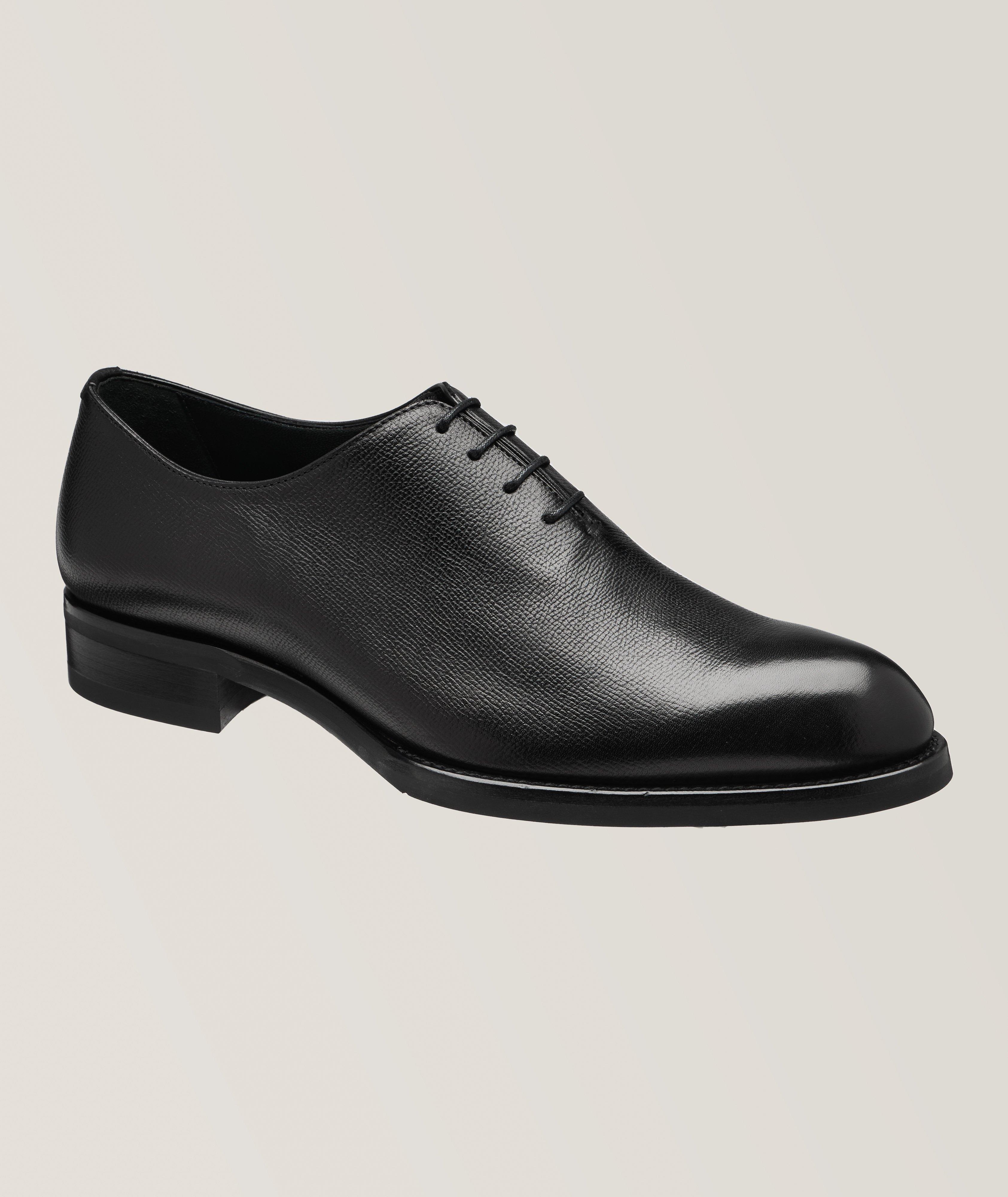 Textured Leather Oxfords image 0