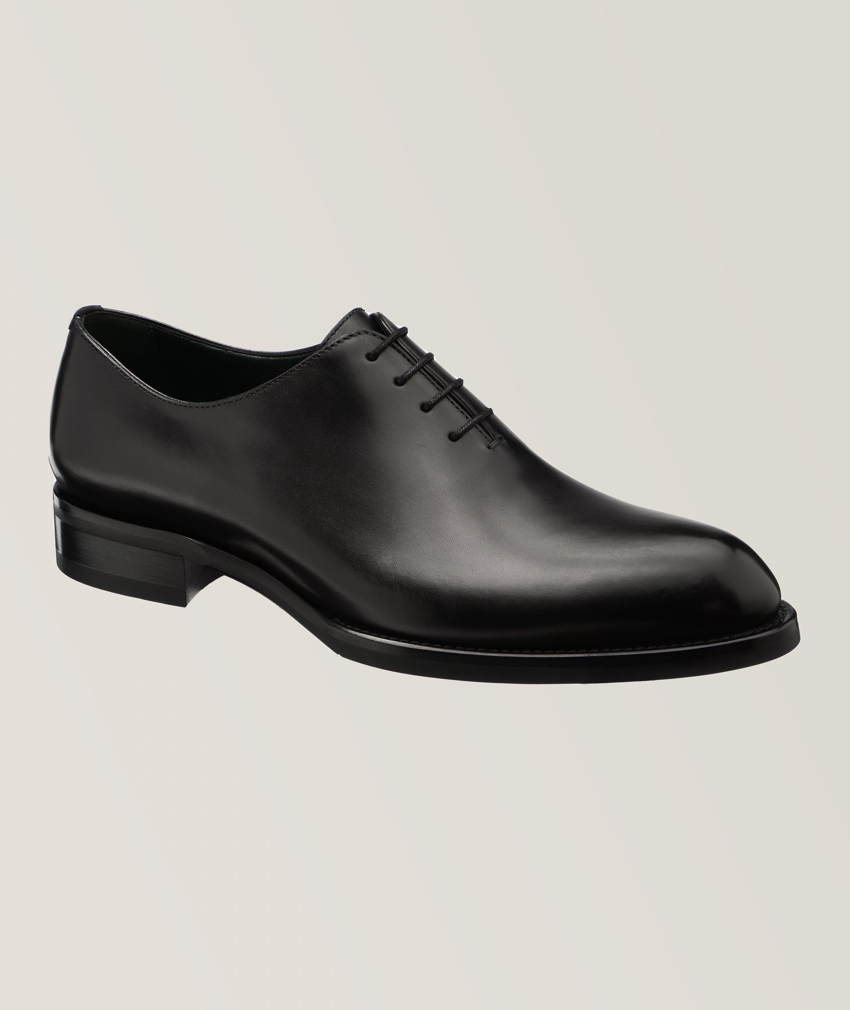 Burnished Leather Wholecut Oxfords image 0