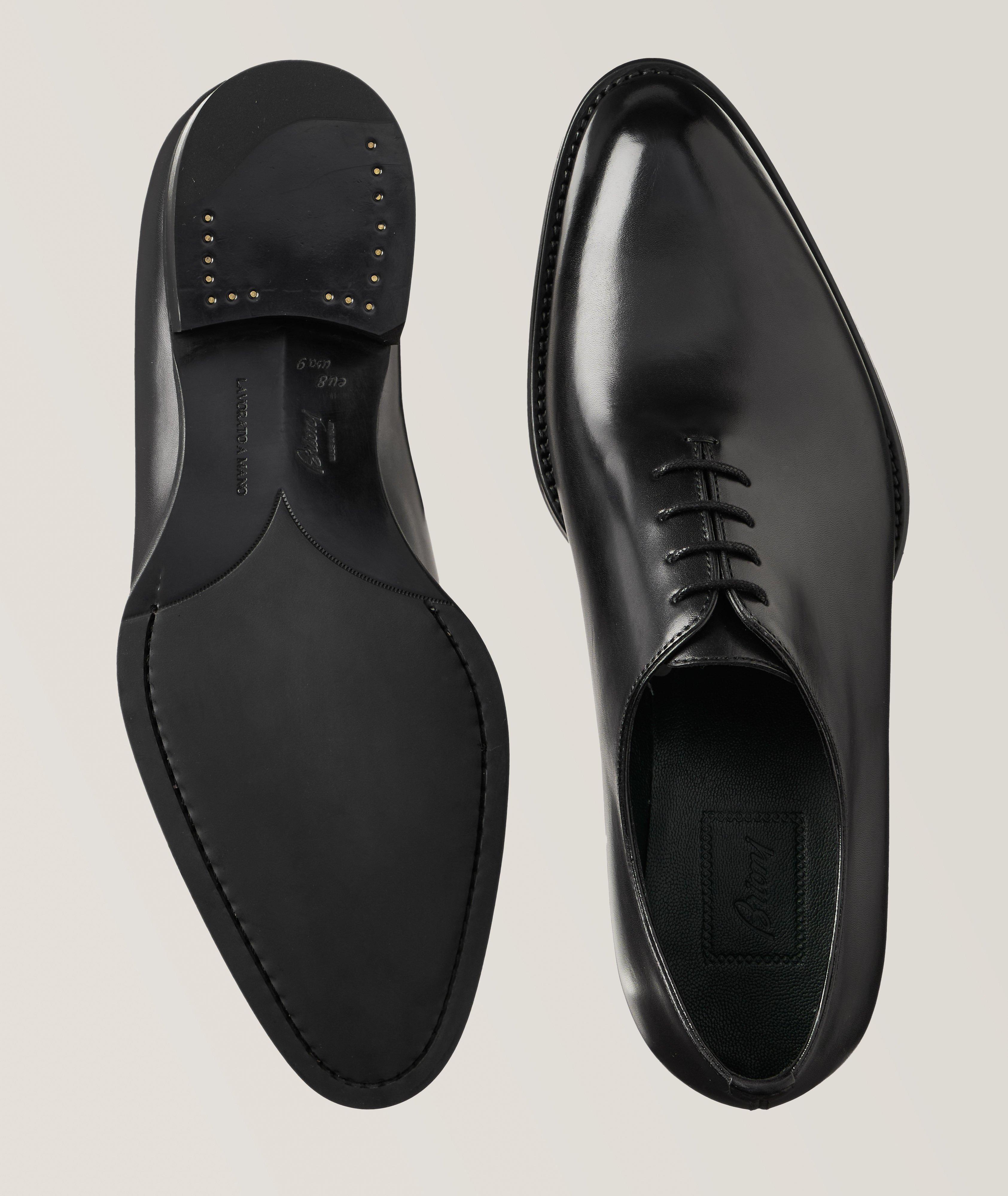 Plain hot sale leather oxford