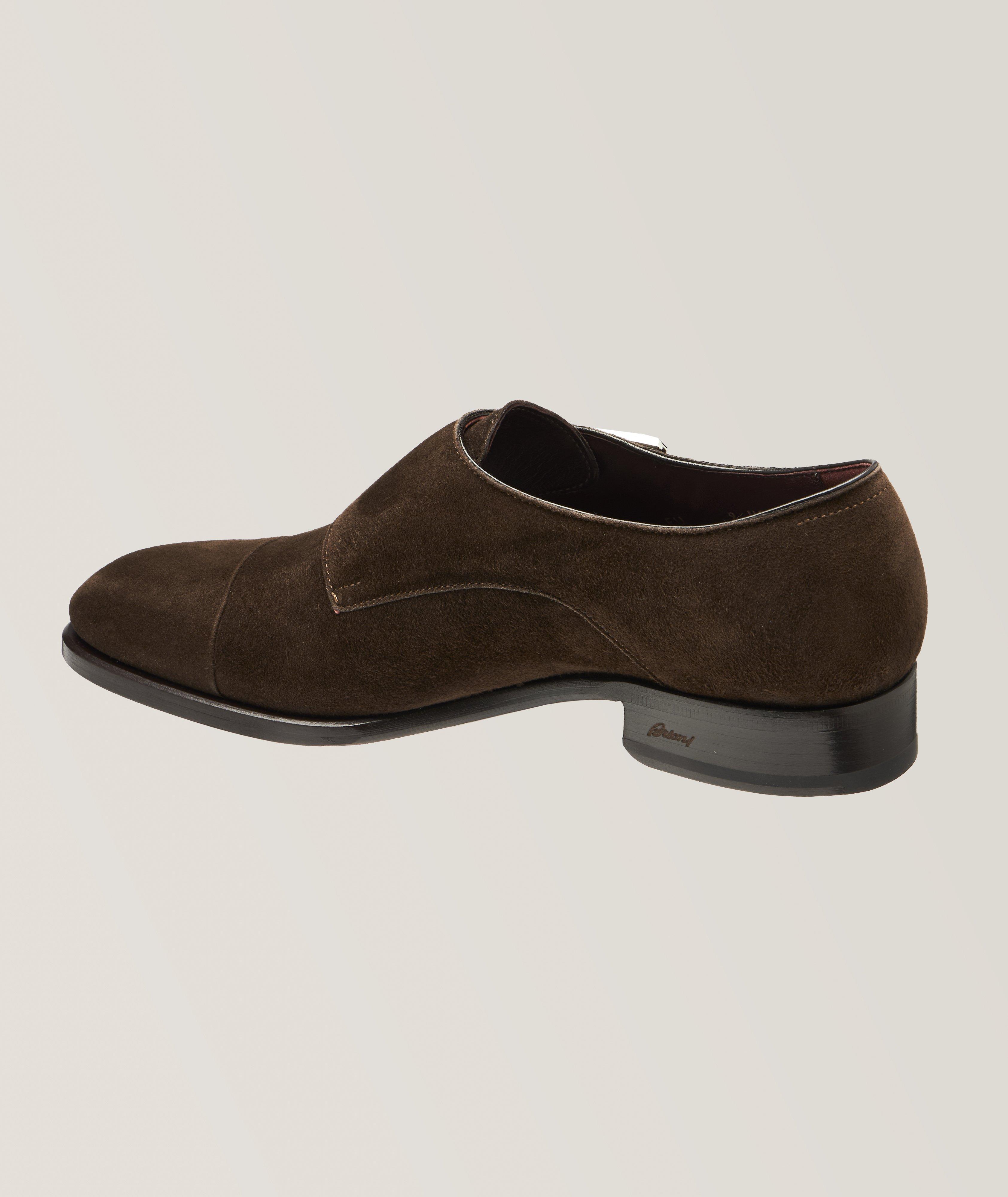 Suede Leather Double Monkstraps image 1