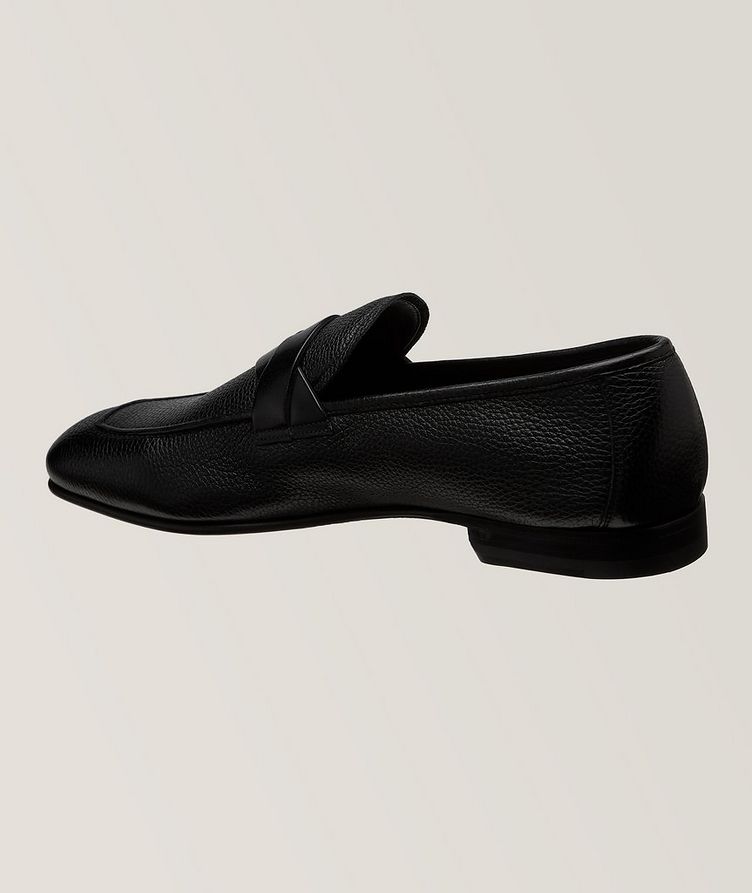 Sean Twisted Grain Leather Loafers image 1