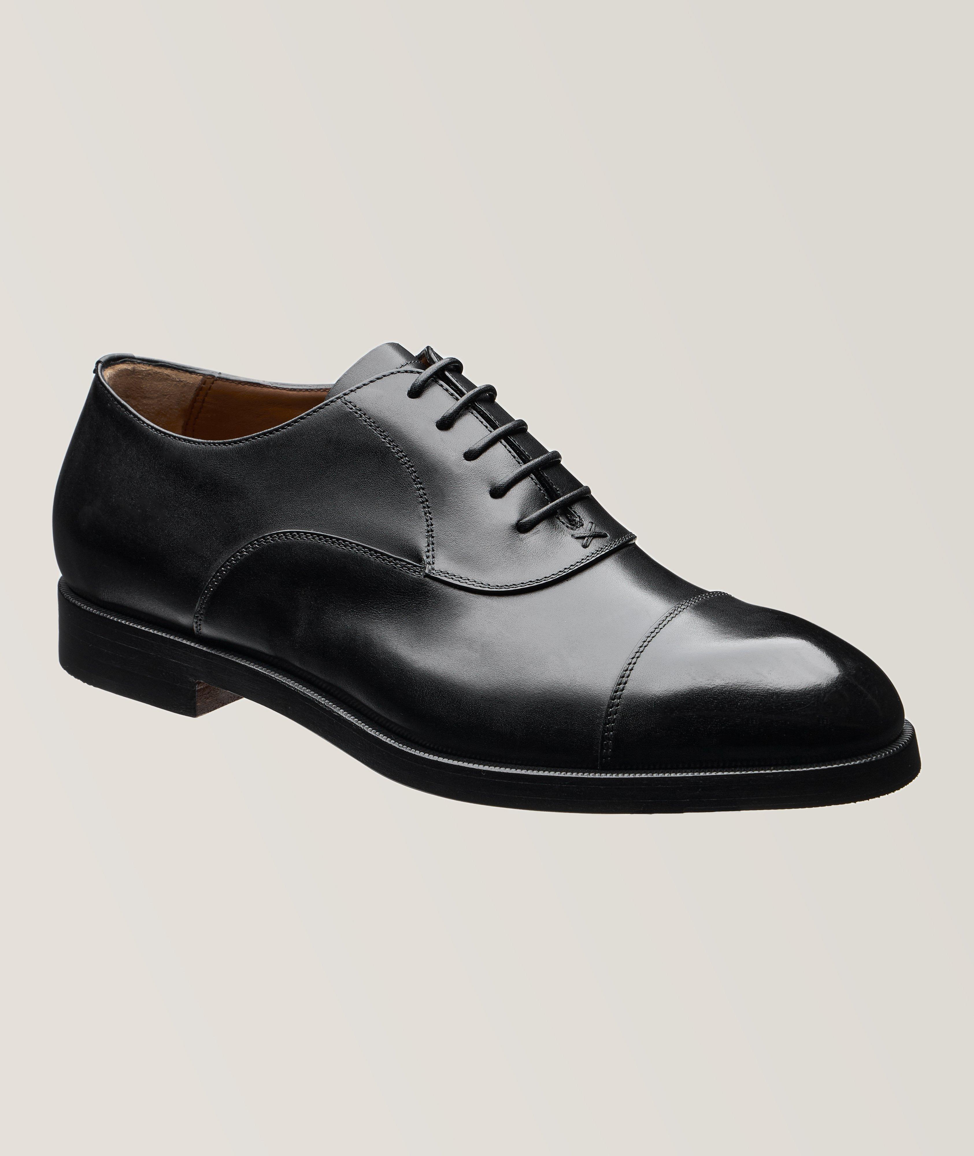 Zegna Torino Polished Leather Oxfords