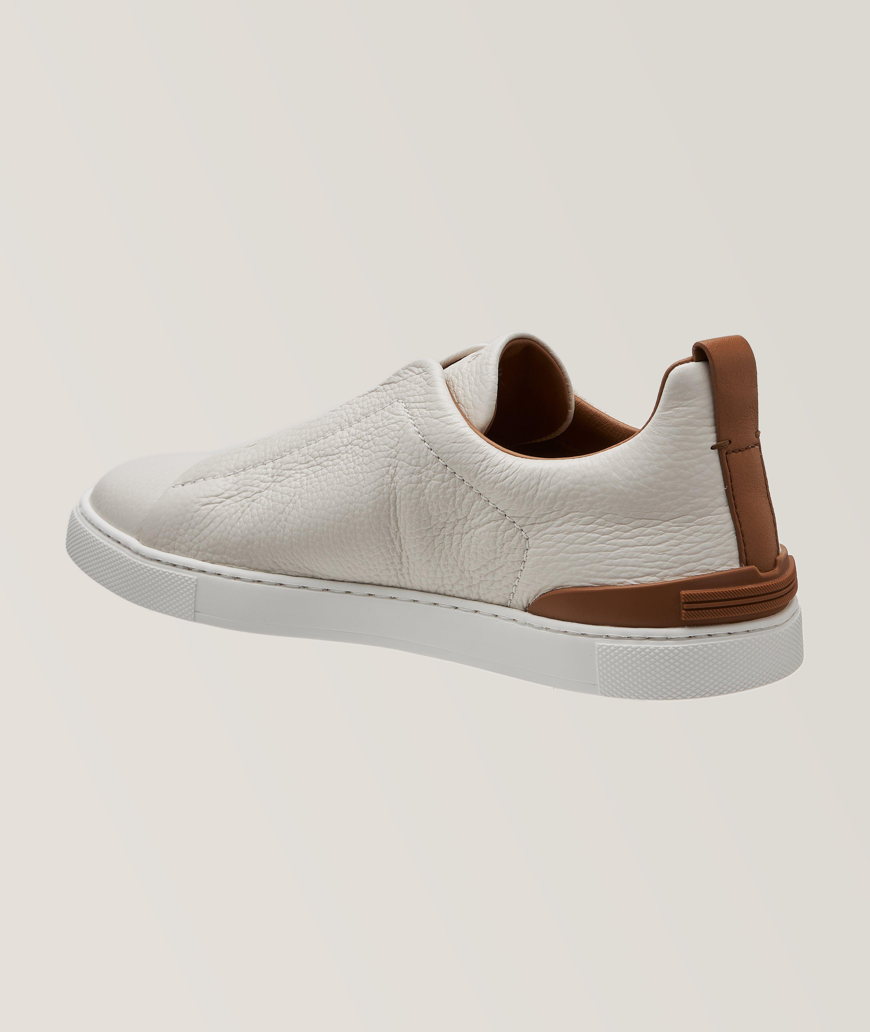 Leather Triple Stitch Sneakers image 1