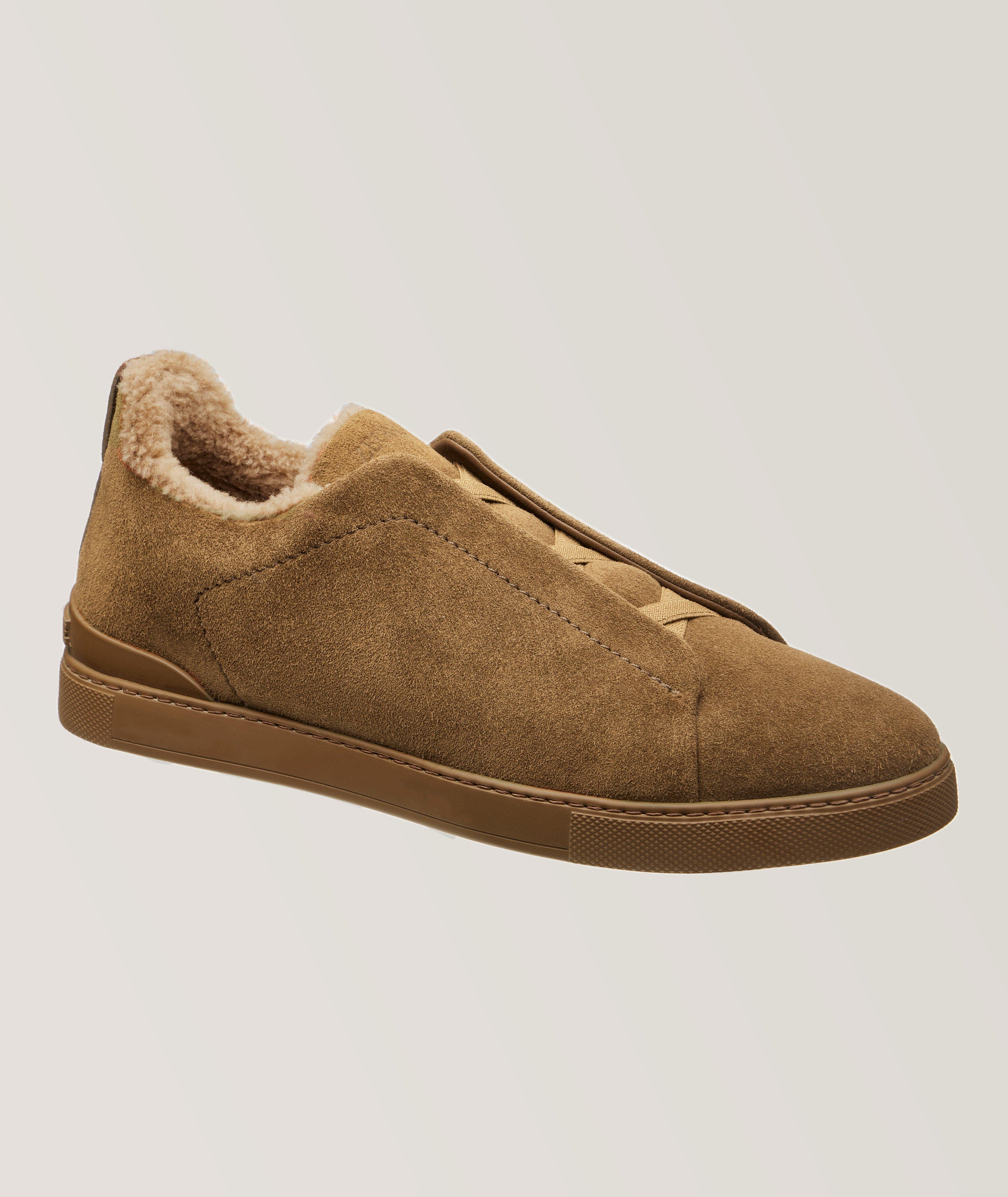 Chaussure sport en cuir et en rason, collection Triple Stitch image 0