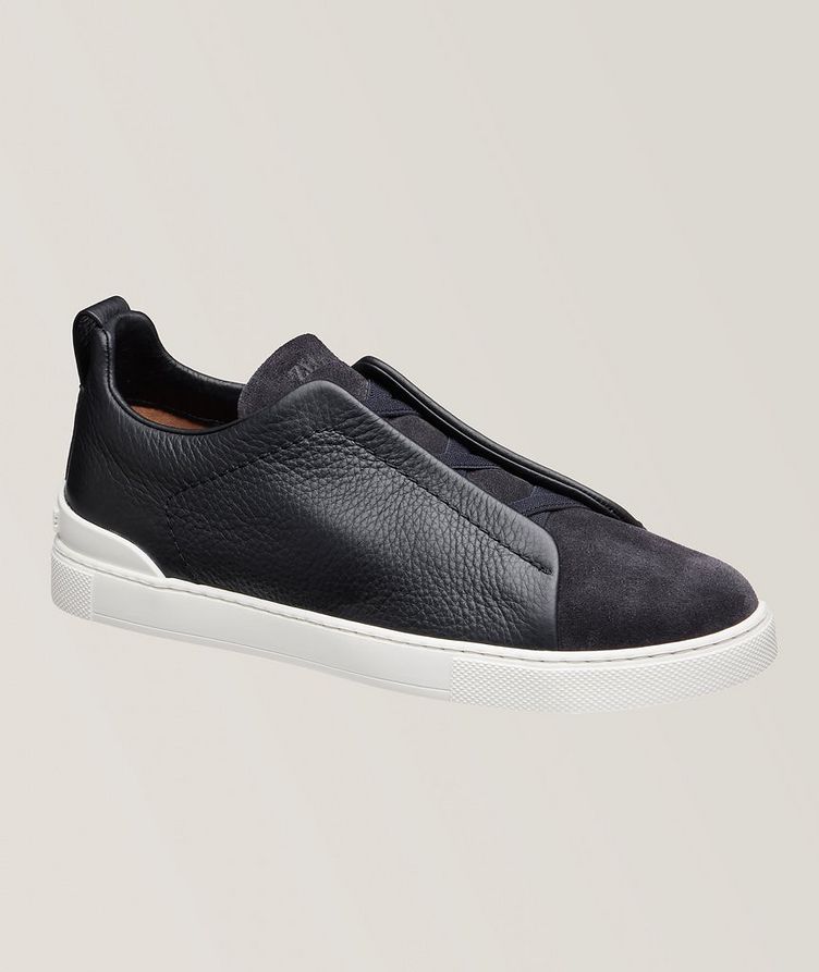 Triple Stitch Leather Sneakers image 0