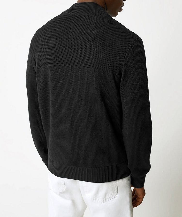 Blouson-pull en tricot à glissière, collection HyBridge image 3