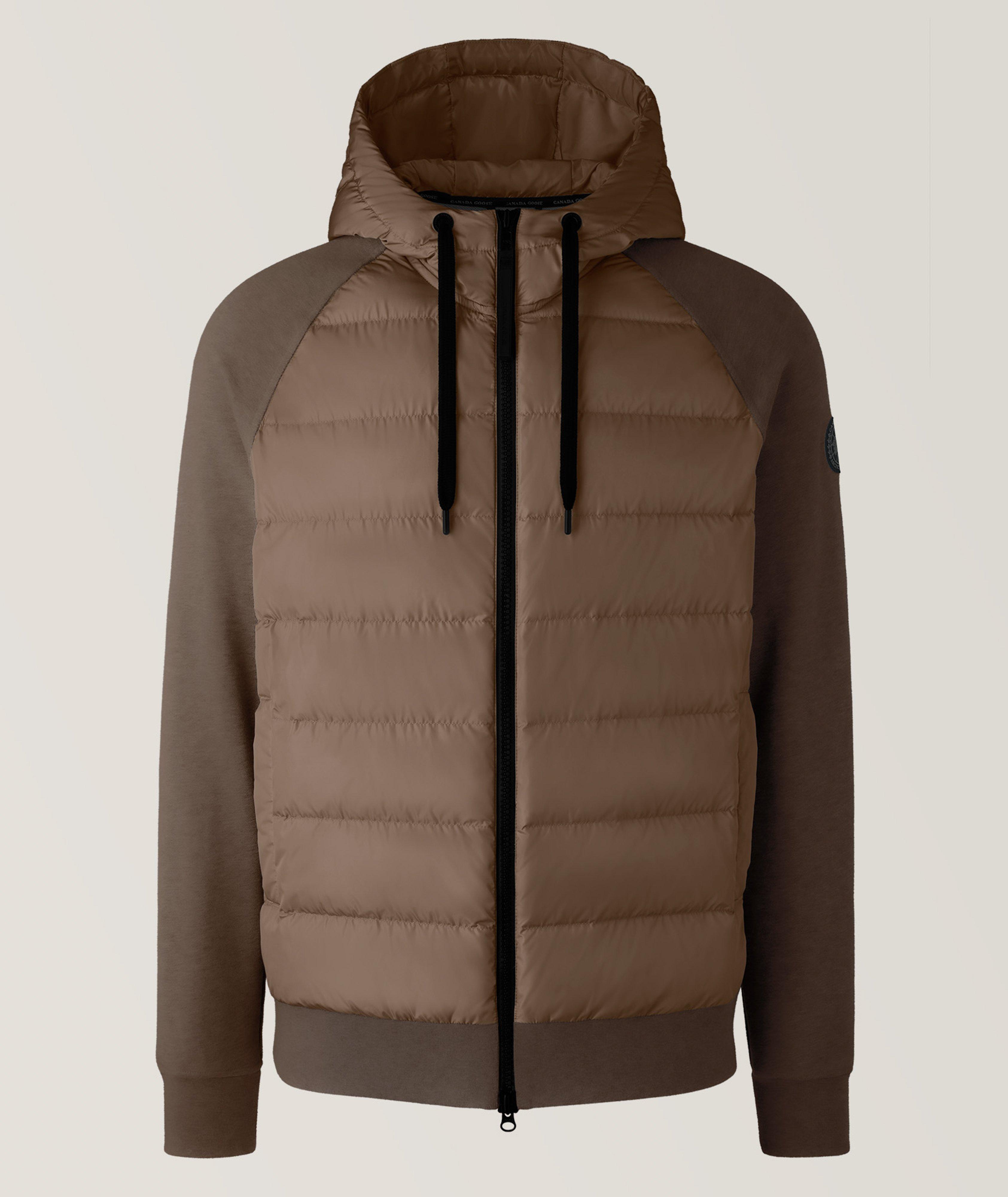 Black Lagorai hooded quilted down ski jacket