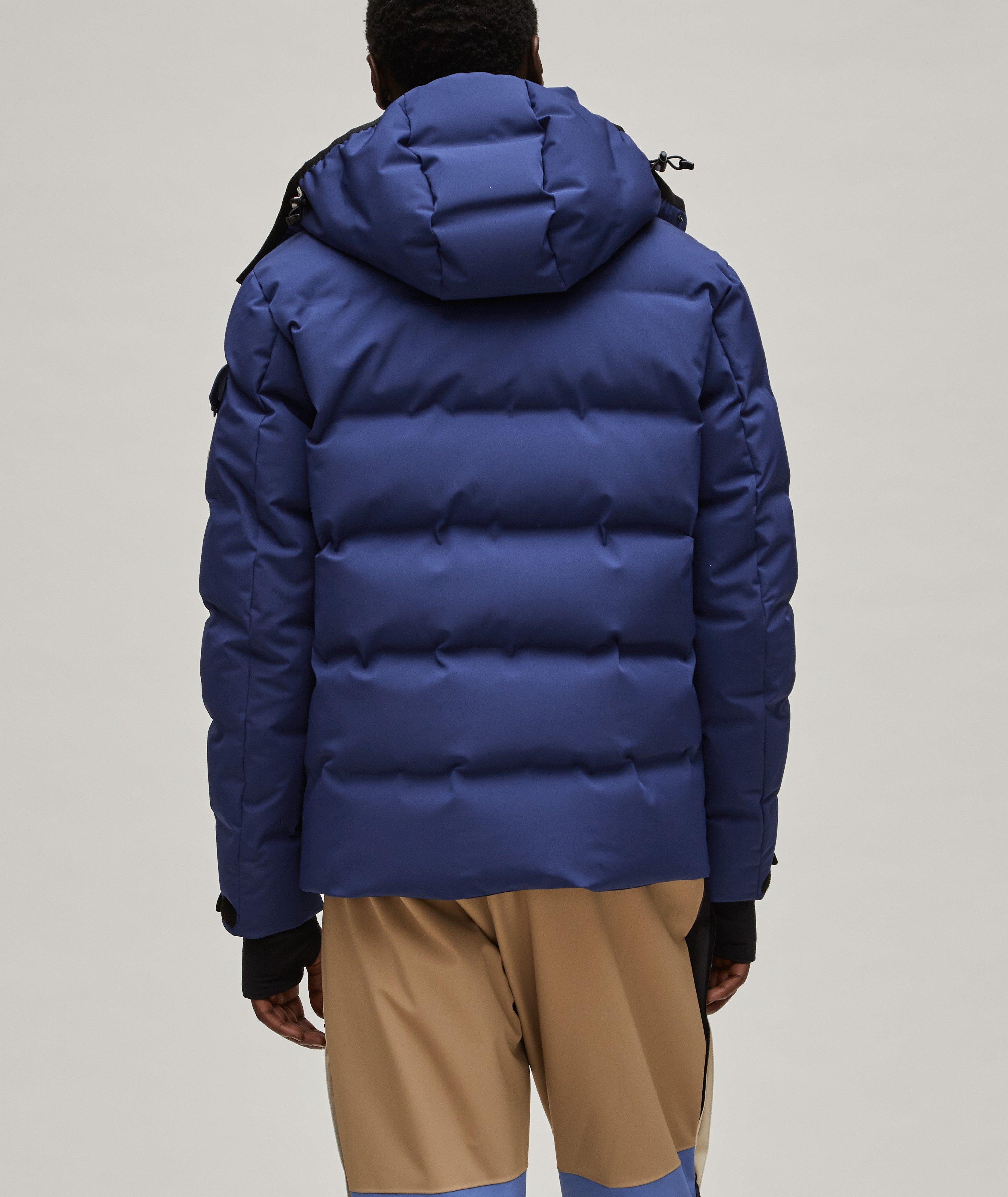 Blue Montgetech quilted down ski jacket, Moncler Grenoble