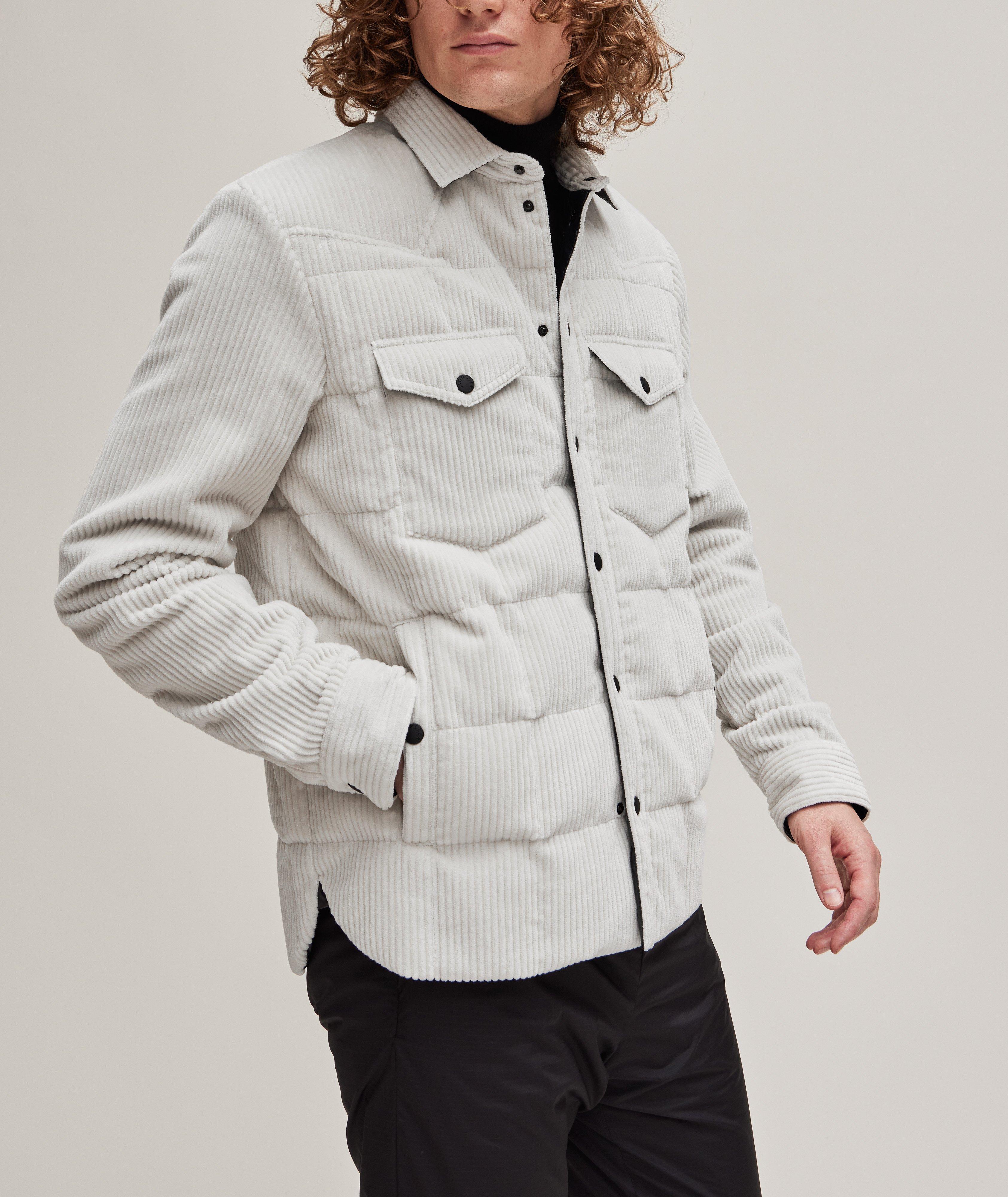 Moncler Grenoble Gelt Après-Ski Corduroy Down Overshirt image 4
