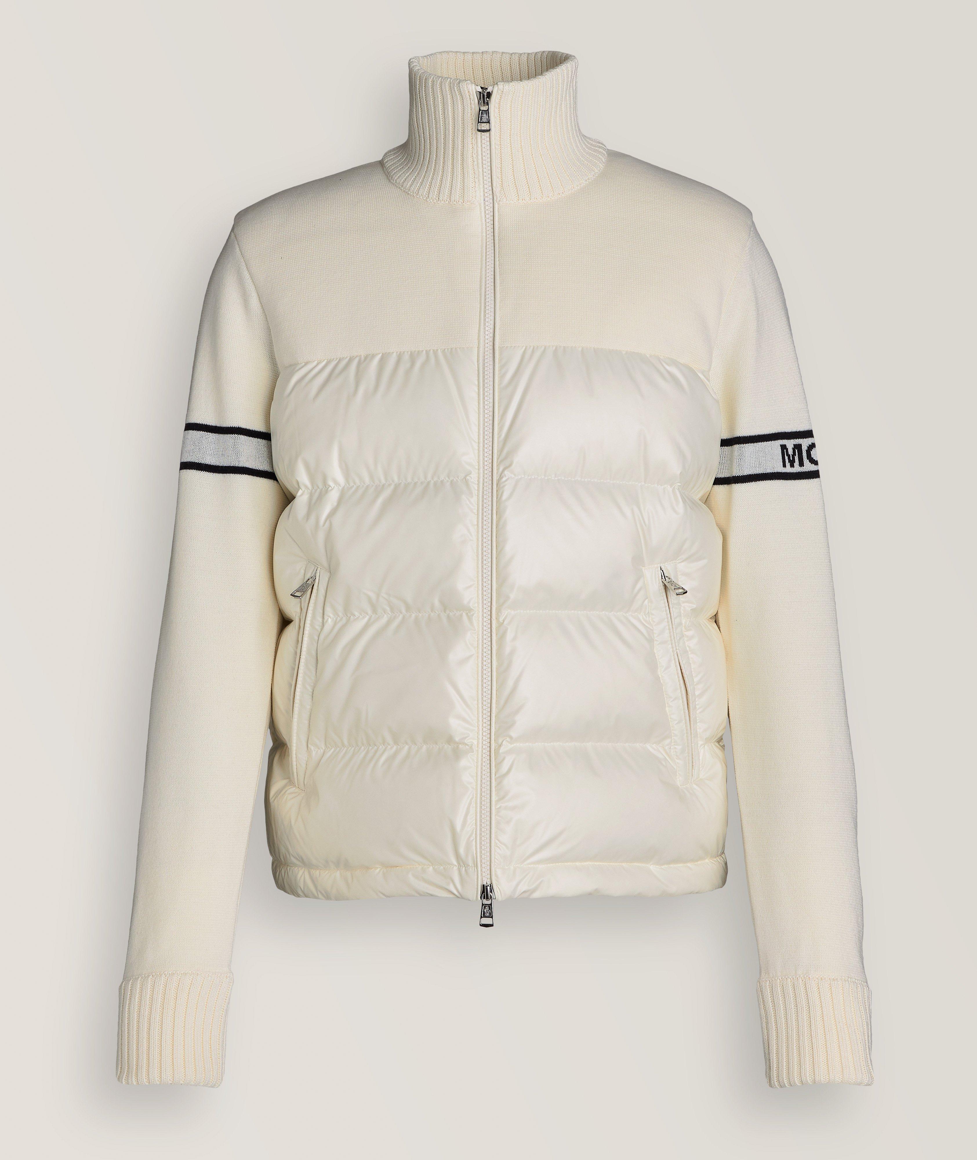 Moncler Padded Wool-Blend Sweater | Sweaters & Knits | Harry Rosen