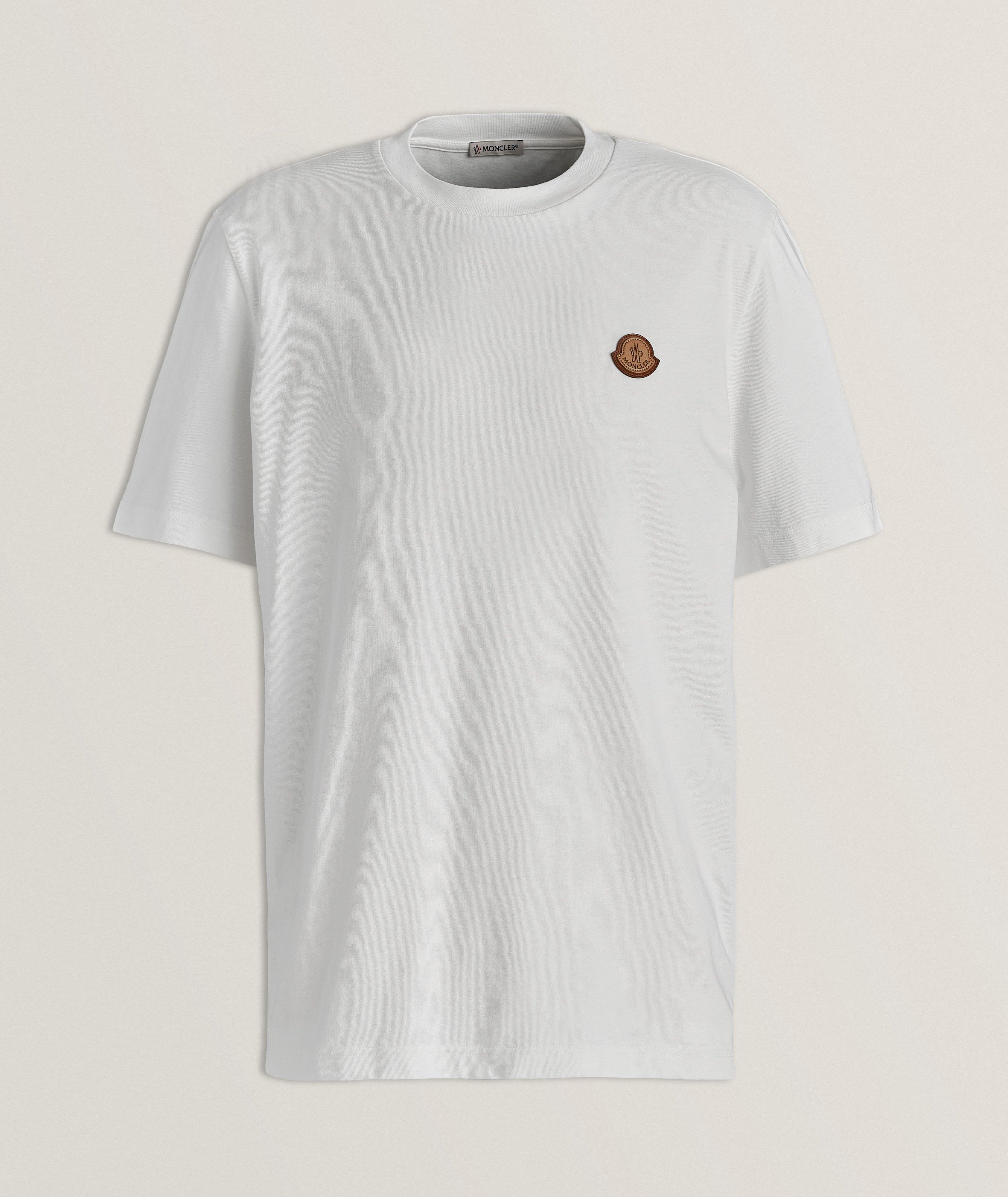 Moncler T-shirt en coton avec écusson de marque