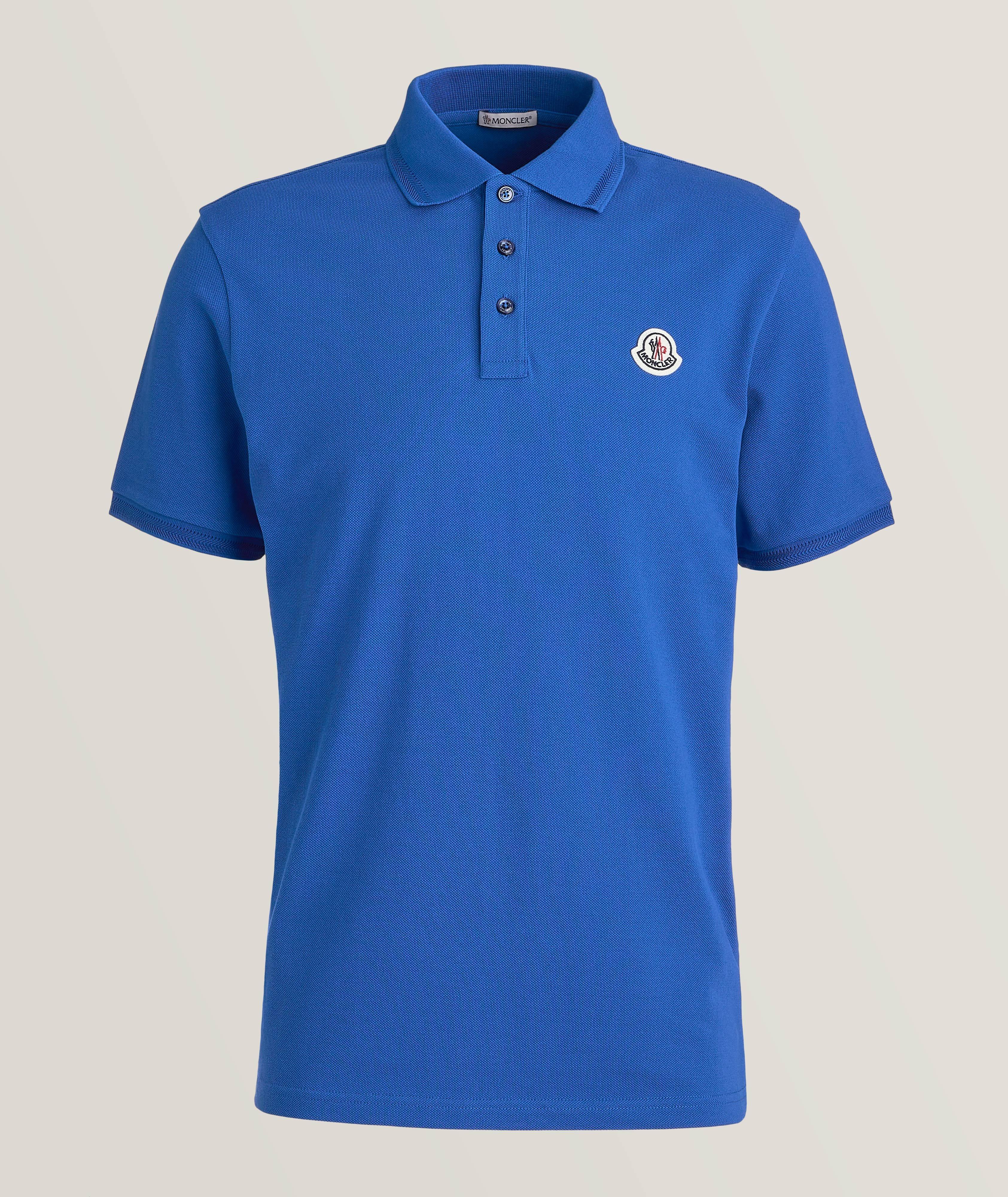 Light blue moncler on sale polo