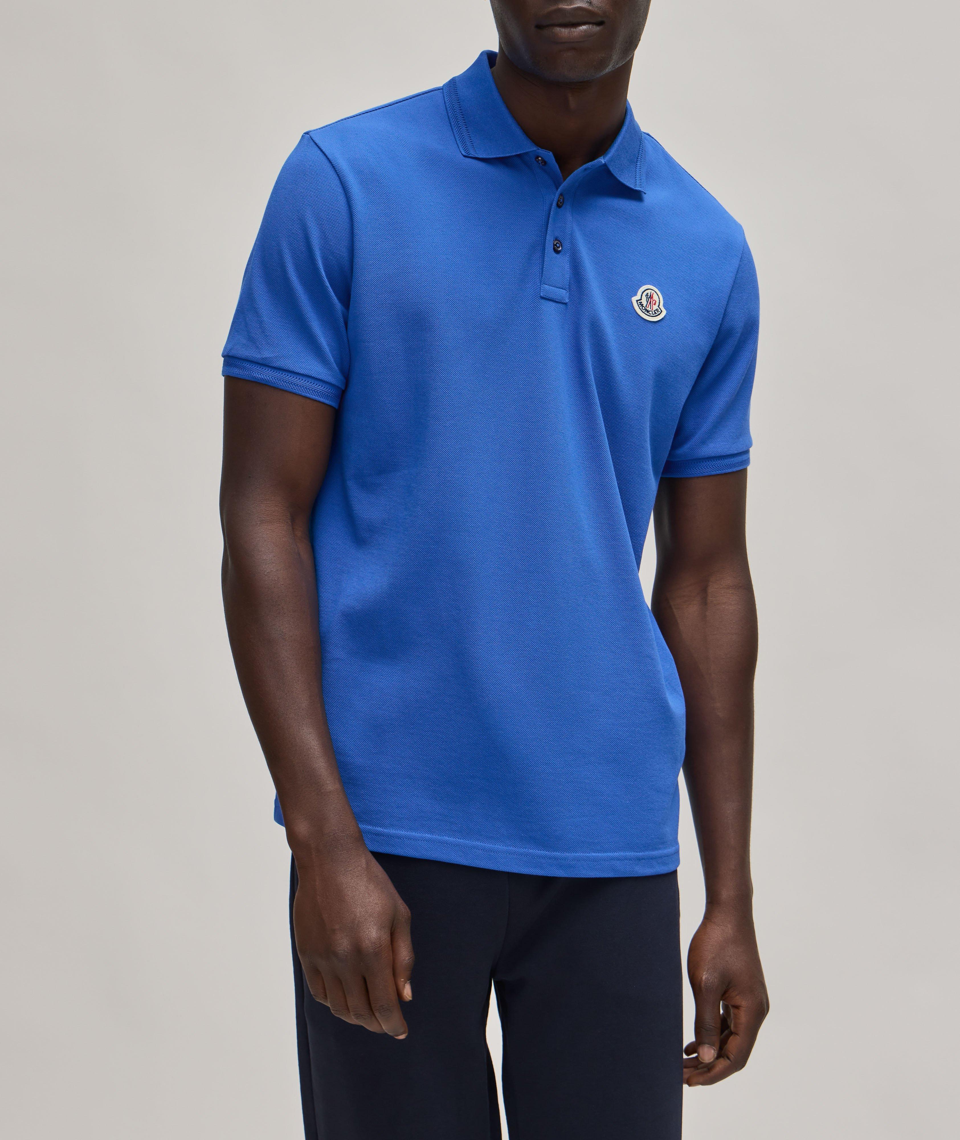 Mens blue shop moncler polo