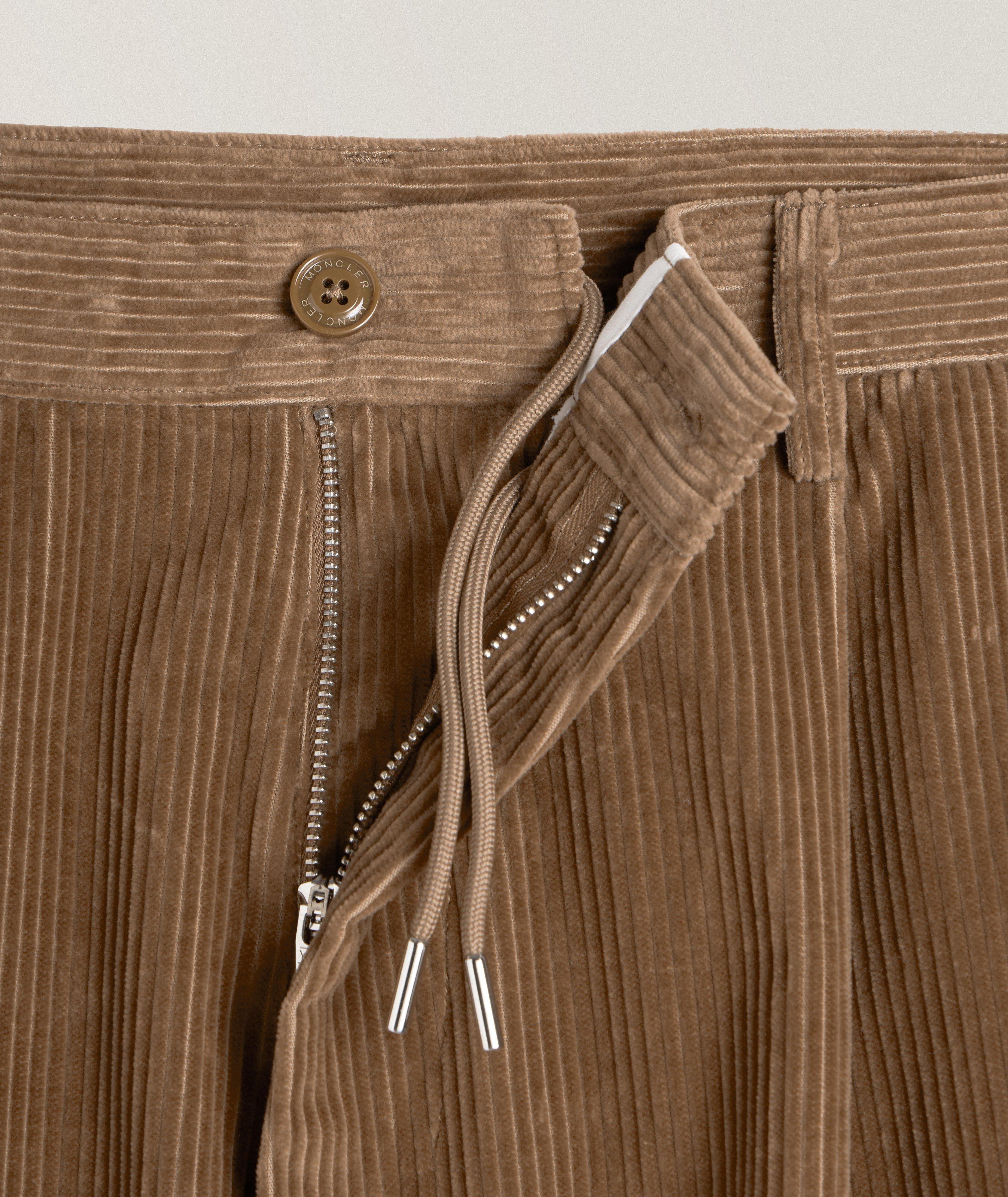 Corduroy Cotton-Blend Cargo Pants image 1