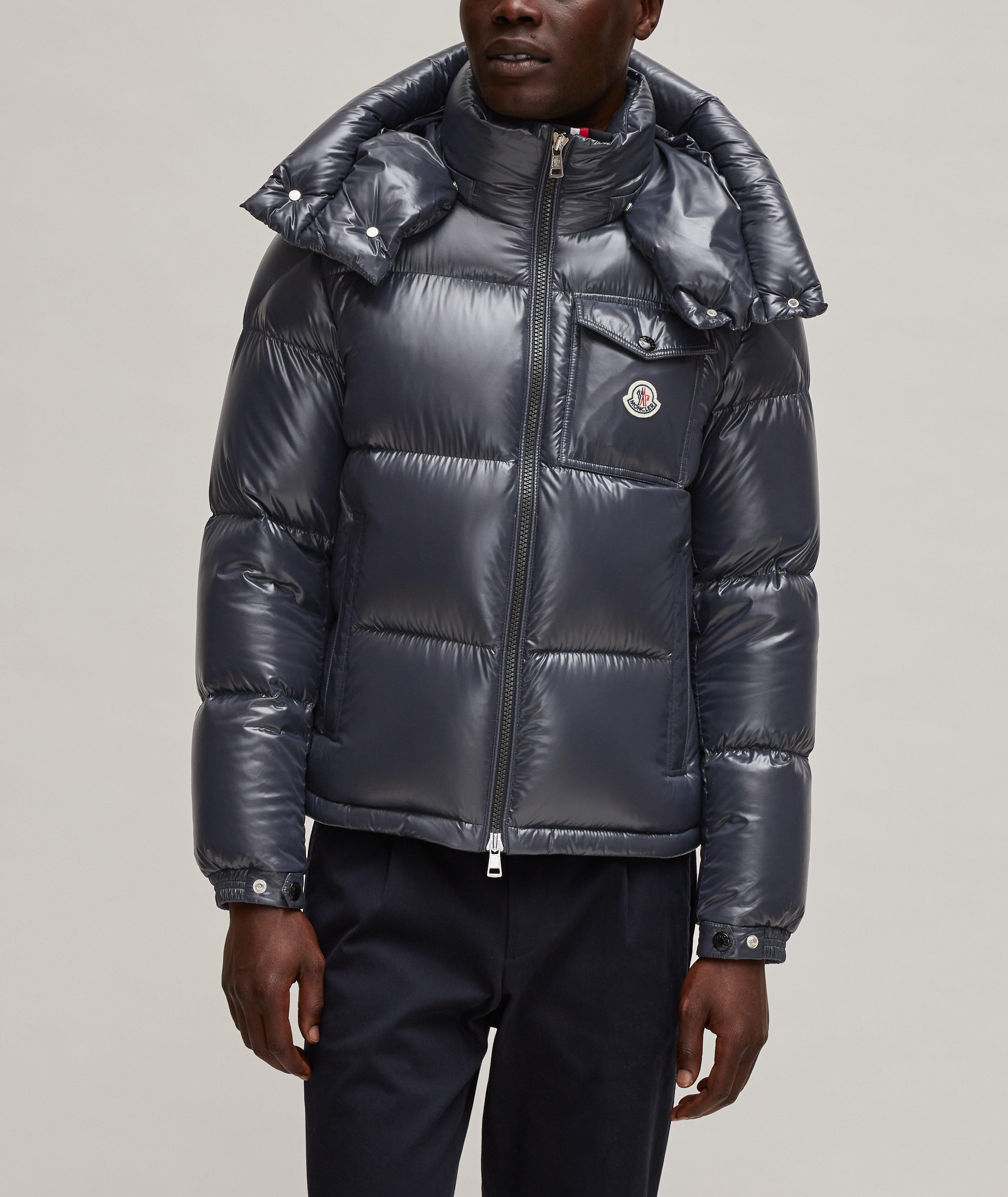 Black down store montbeliard jacket