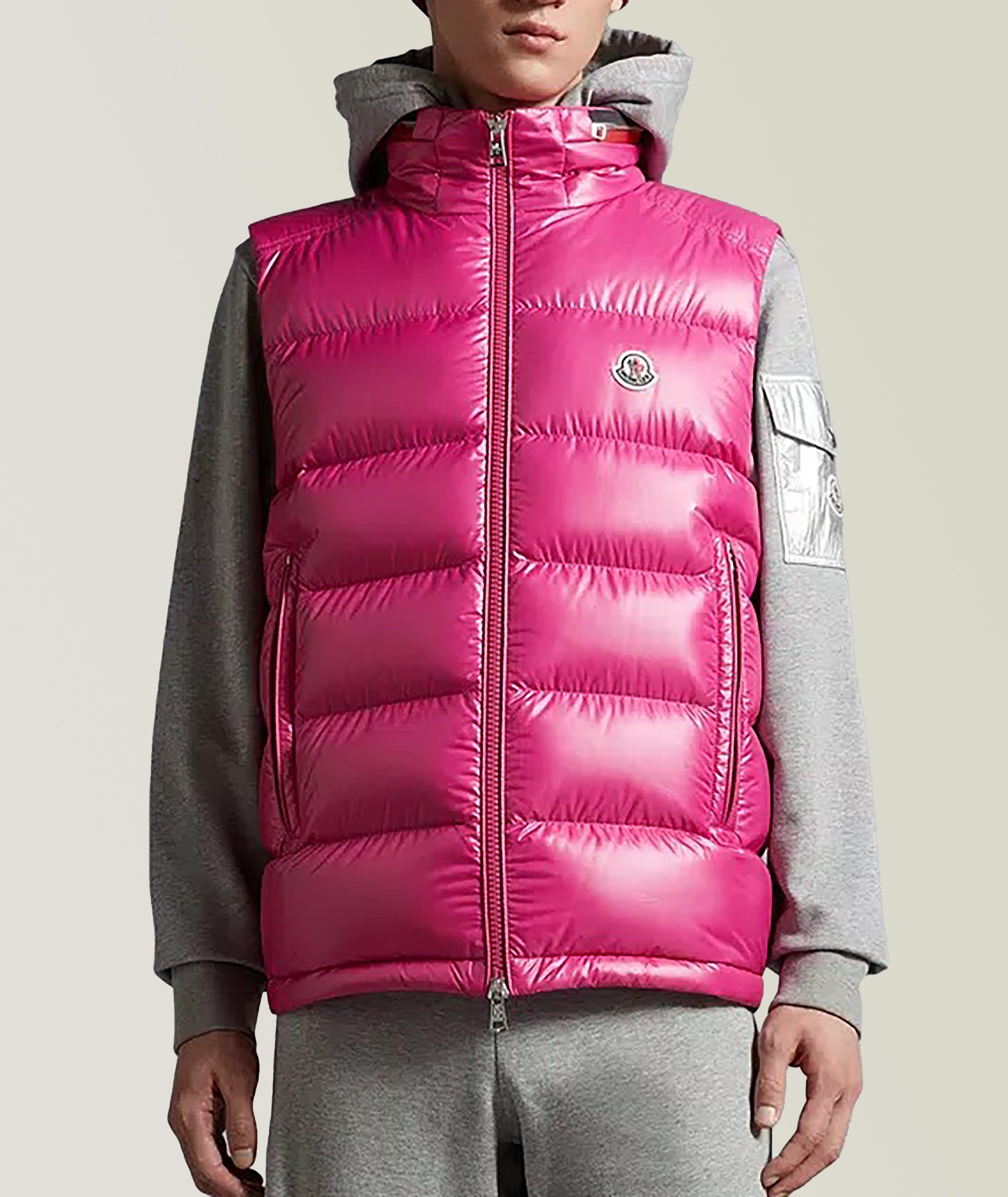 Moncler cheap vest pink