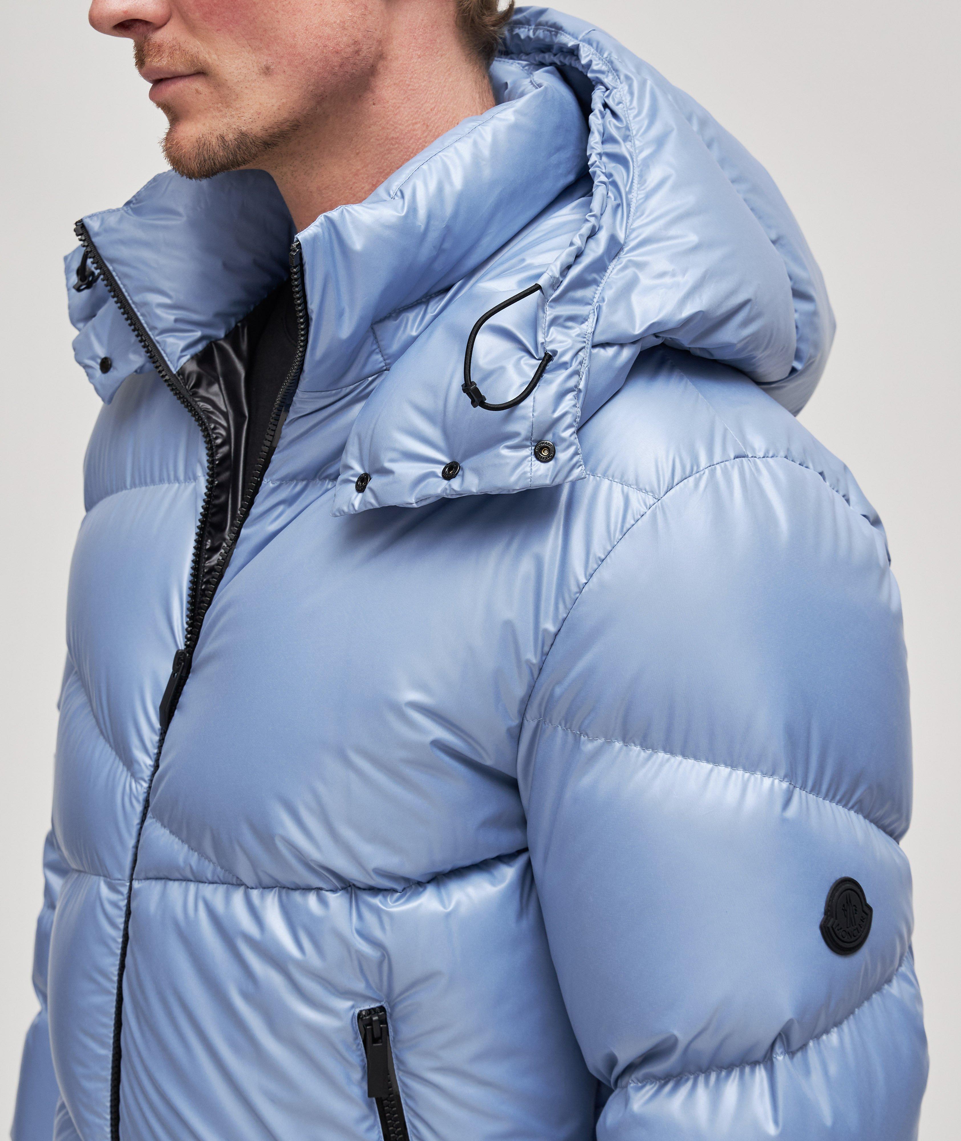 Moncler Grenoble: Blouson Montgetech vert en duvet