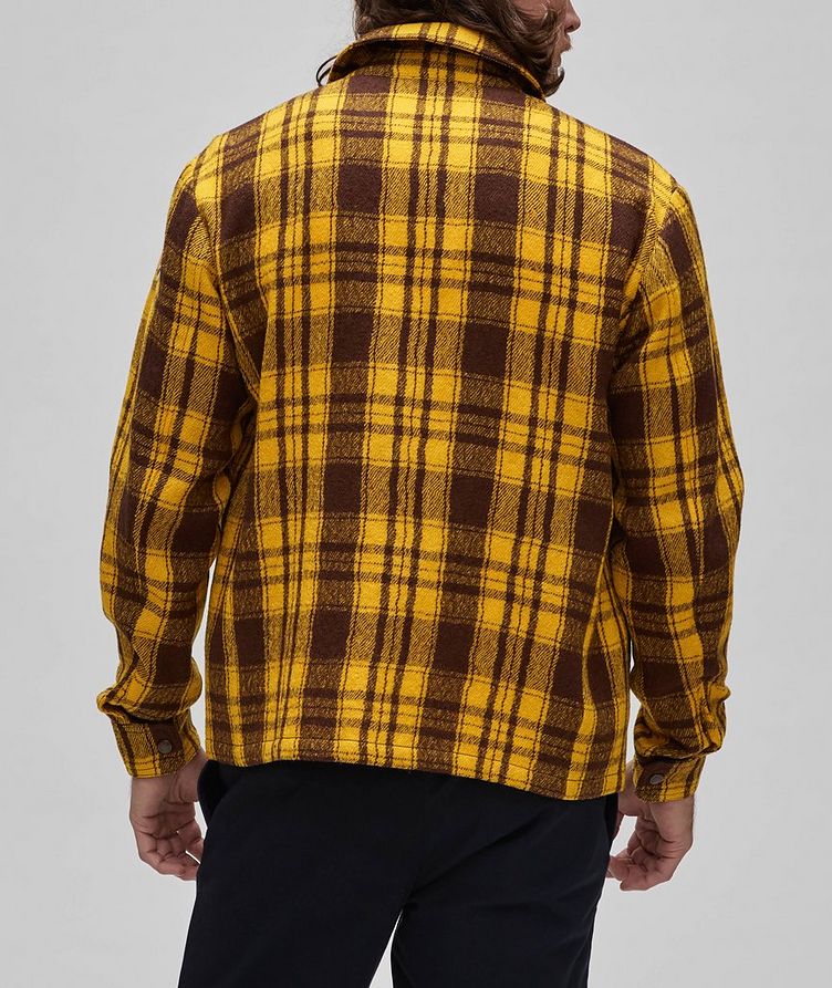 Checkered Virgin Wool Flannel Overshirt image 2