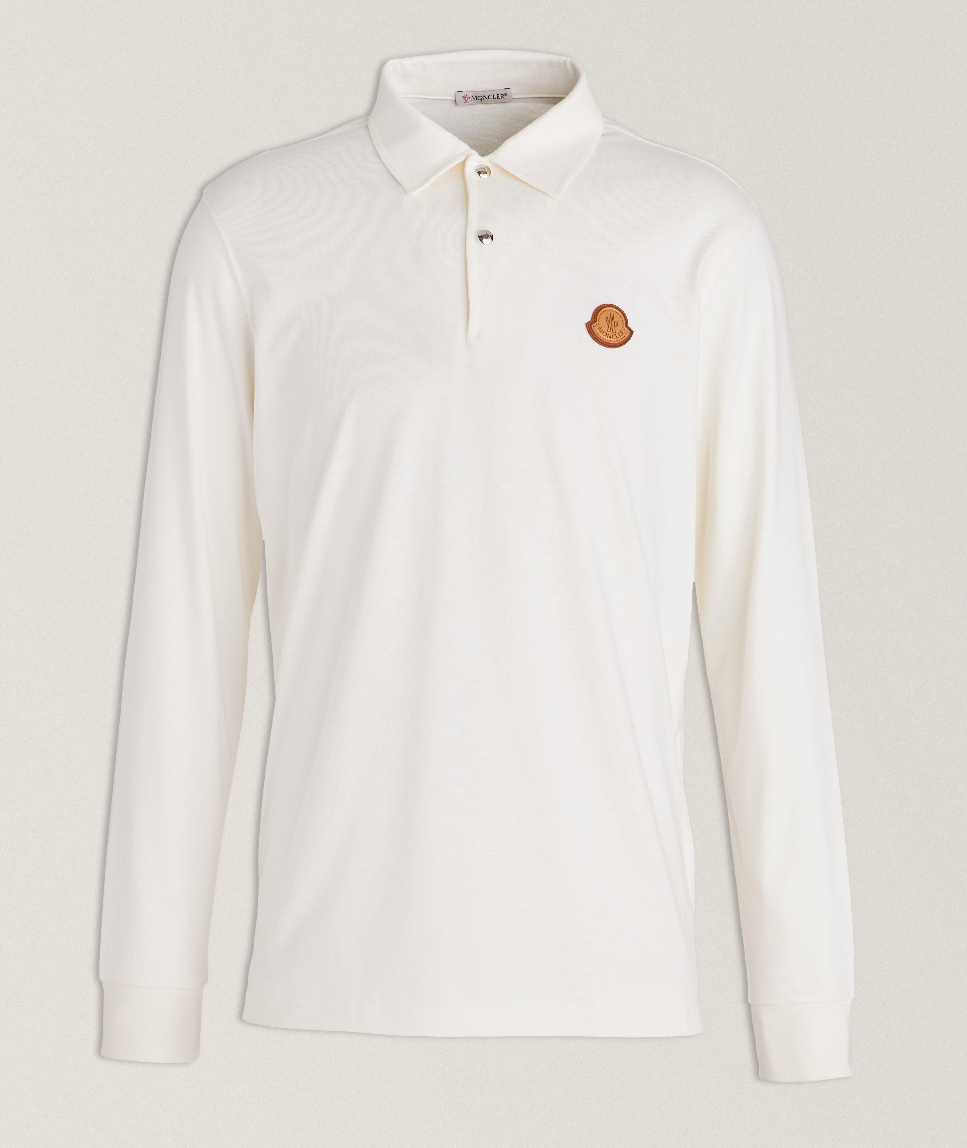 Mens moncler polo clearance long sleeve