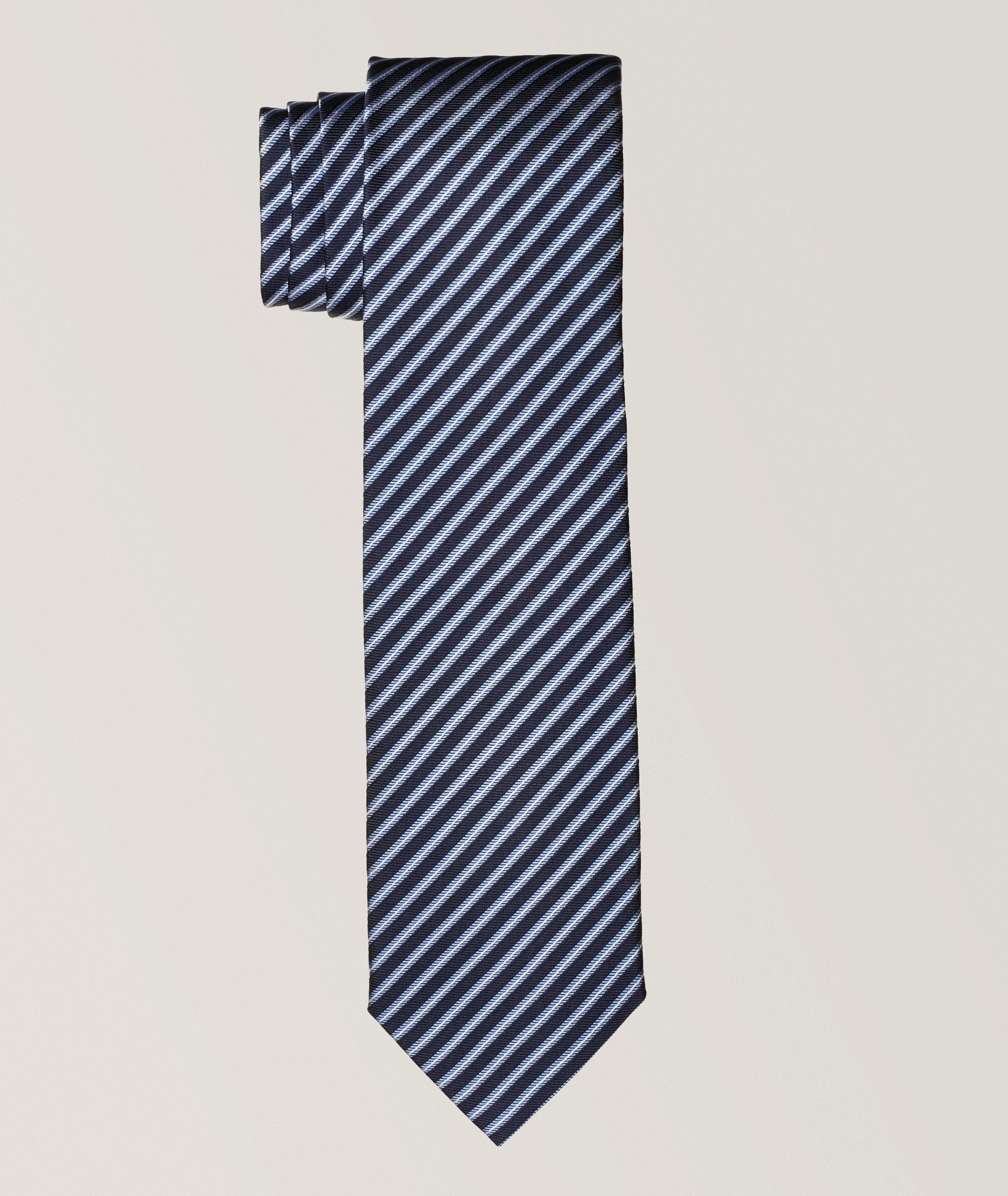 Brera Striped Silk Tie  image 0