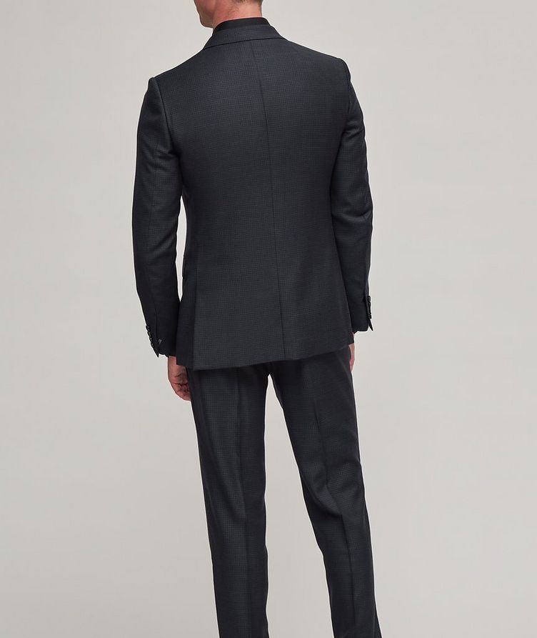 Sartorial AchillFarm Wool-Silk Miniature Check Suit image 2
