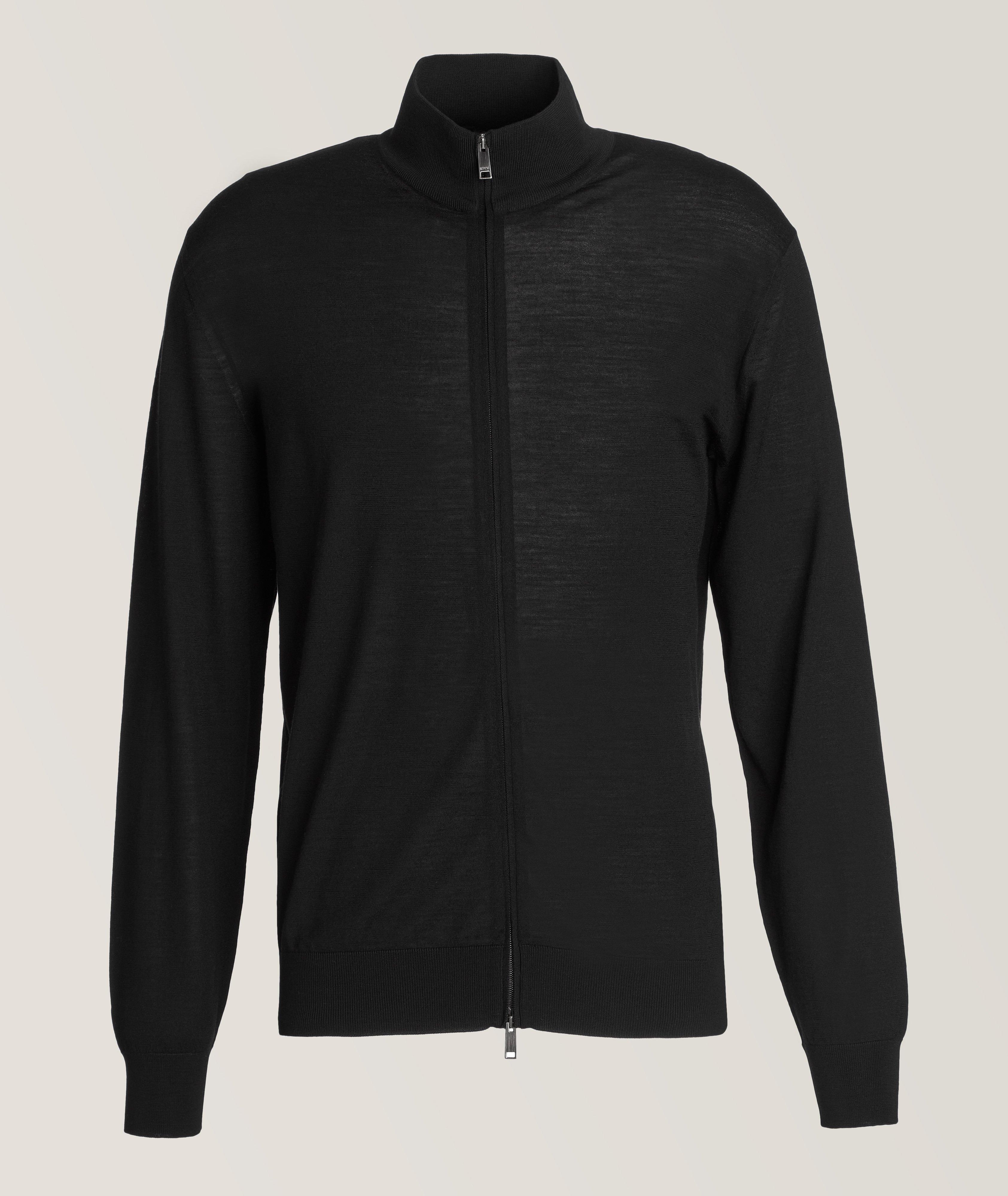 Zegna High Performance Wool Full-Zip Sweater