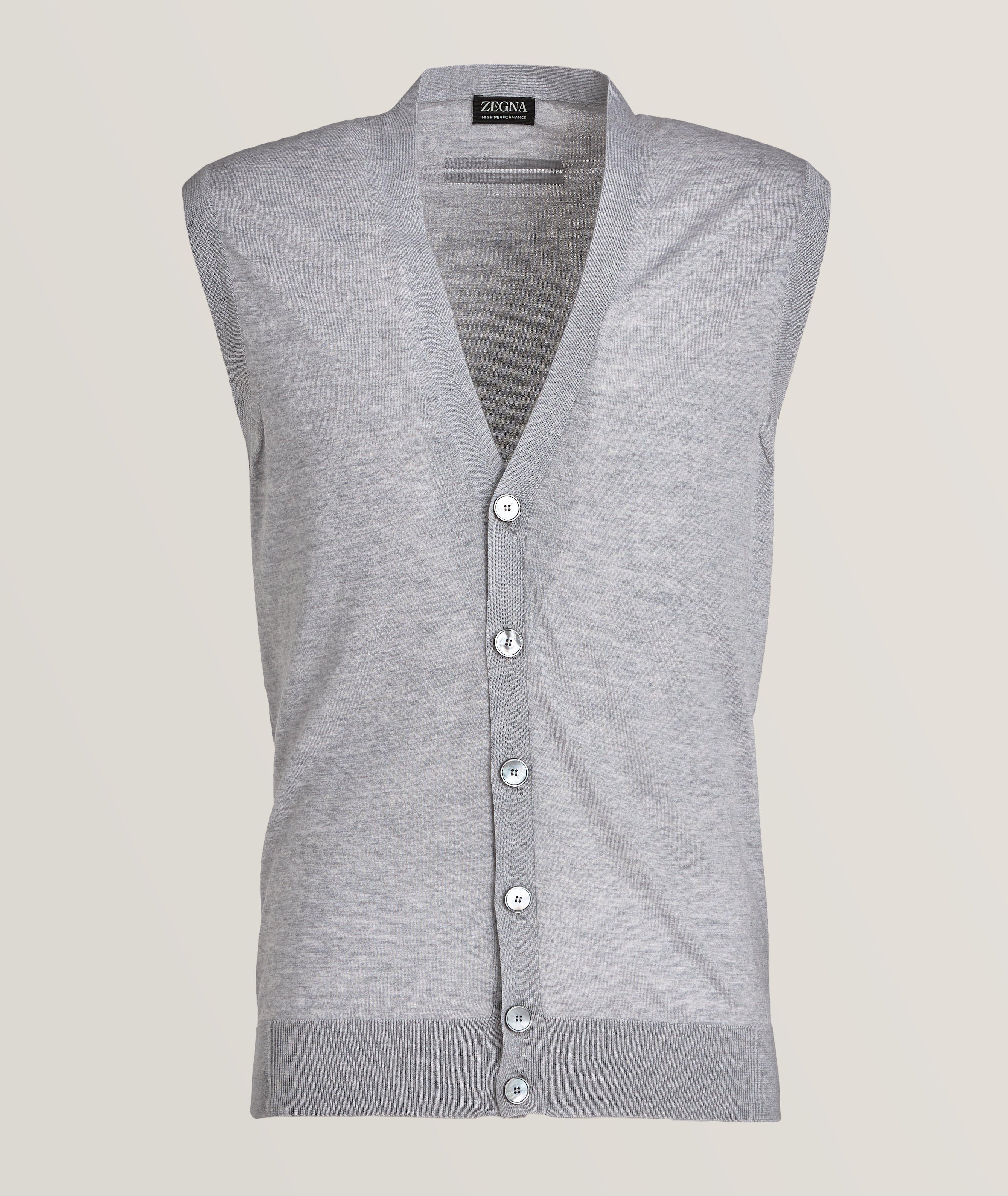 Men's Merino Wool Vest 100% Pure Merino Wool V Neck Sweater Vest Sleeveless  Pullover Sweaters