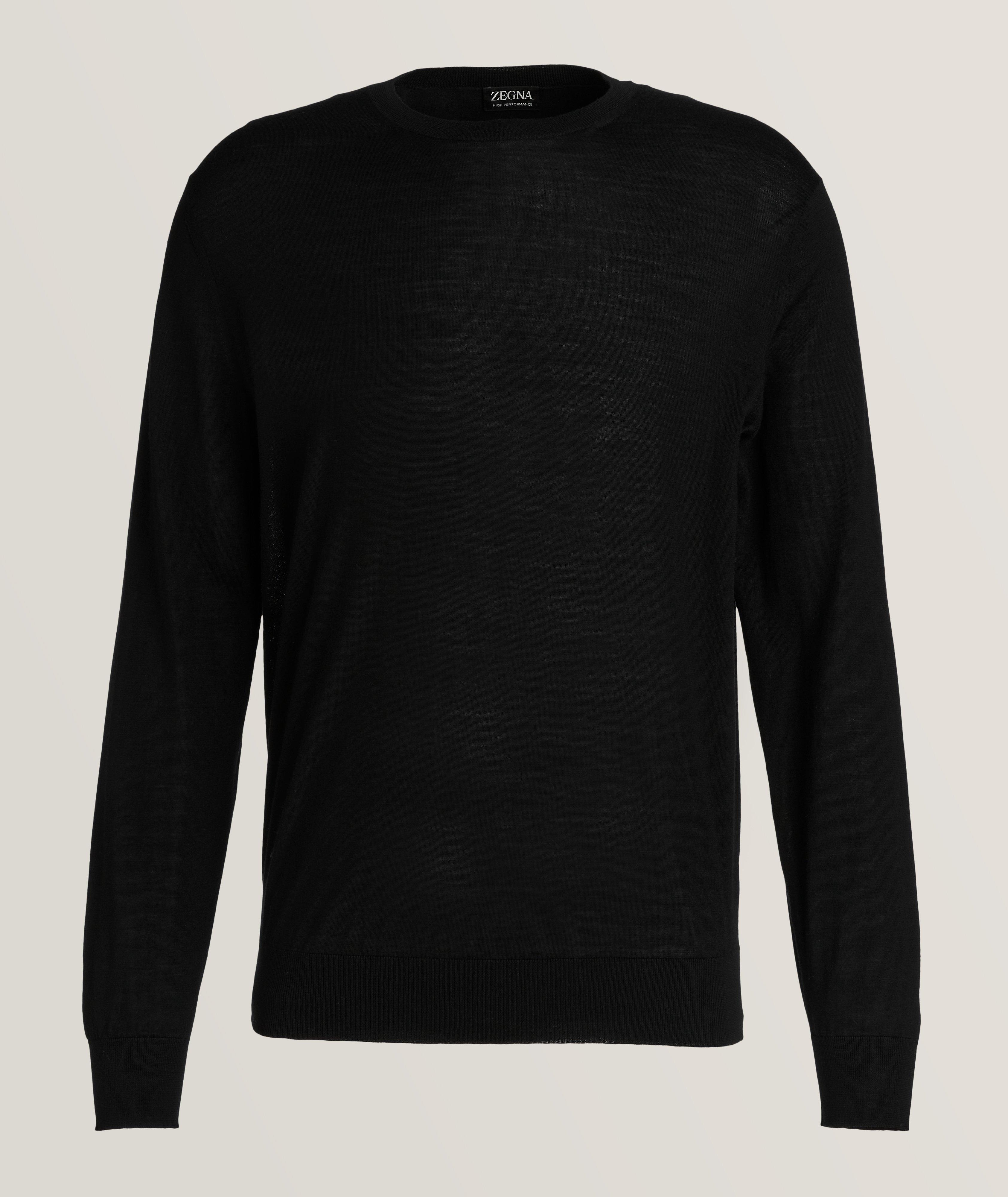 Black crew 2024 neck sweater