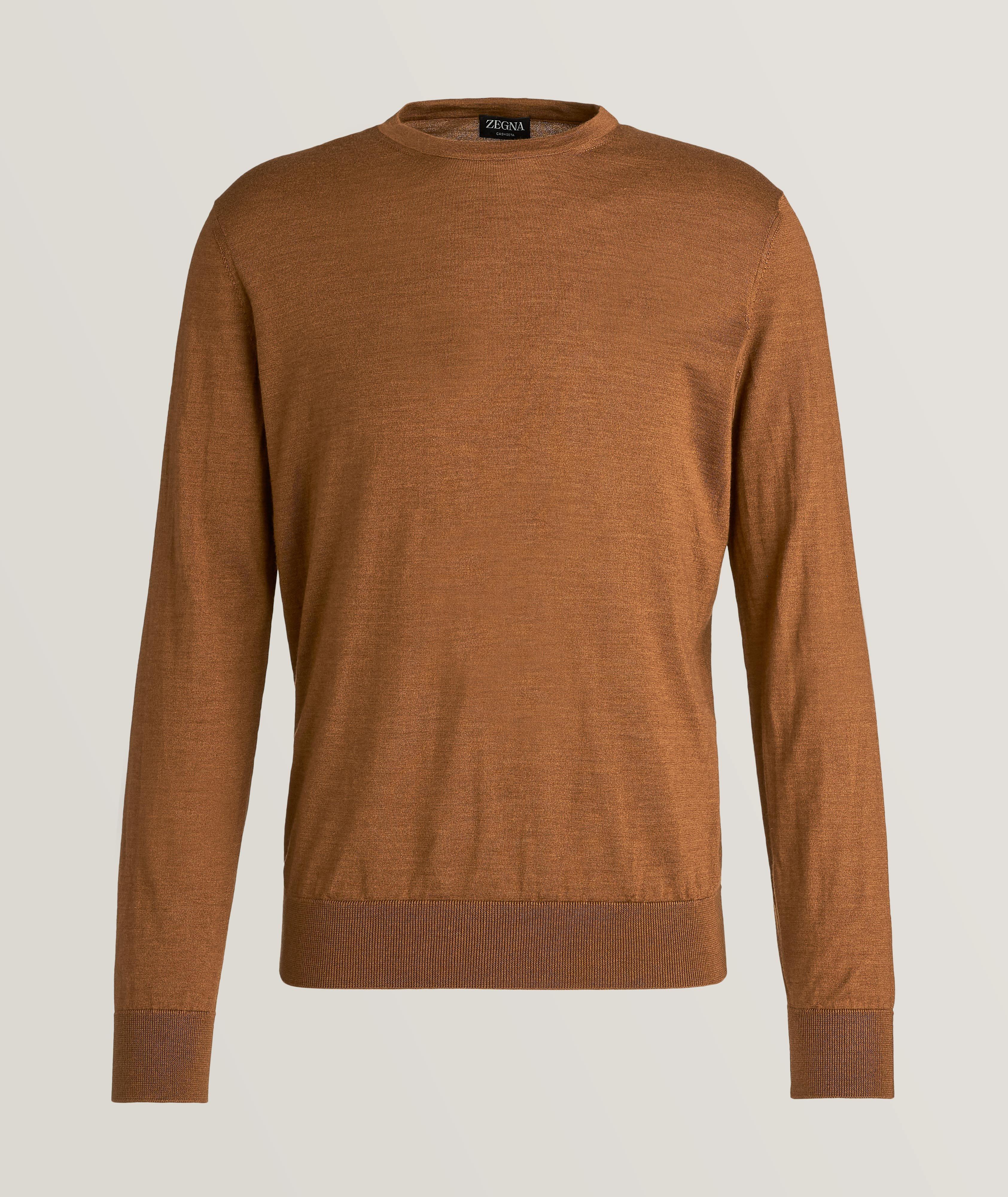 Zegna Cashseta Light Cashmere-Silk Sweater