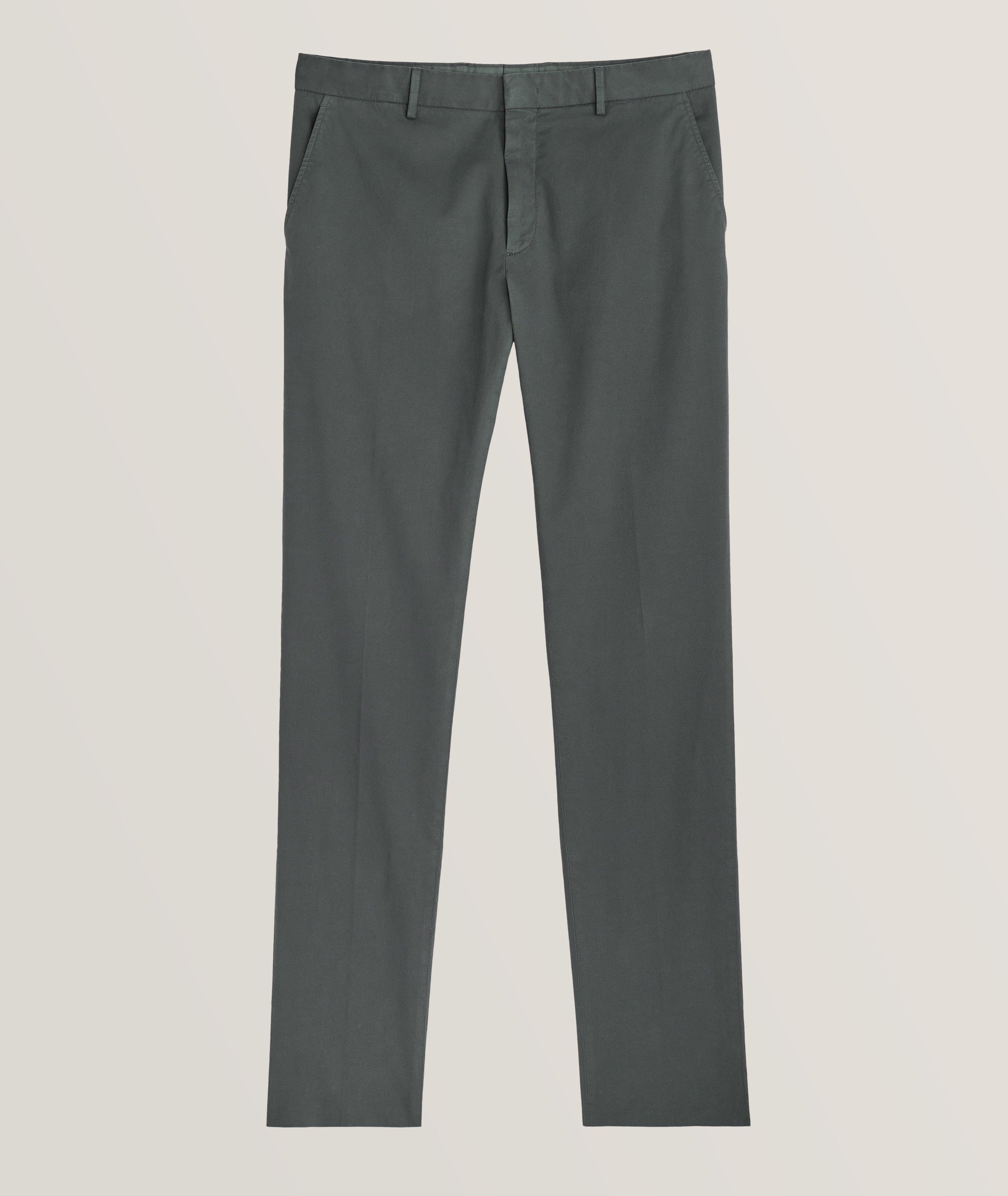 BURBERRY London Men's Navy Cotton Chino Pants Sport Line Trousers