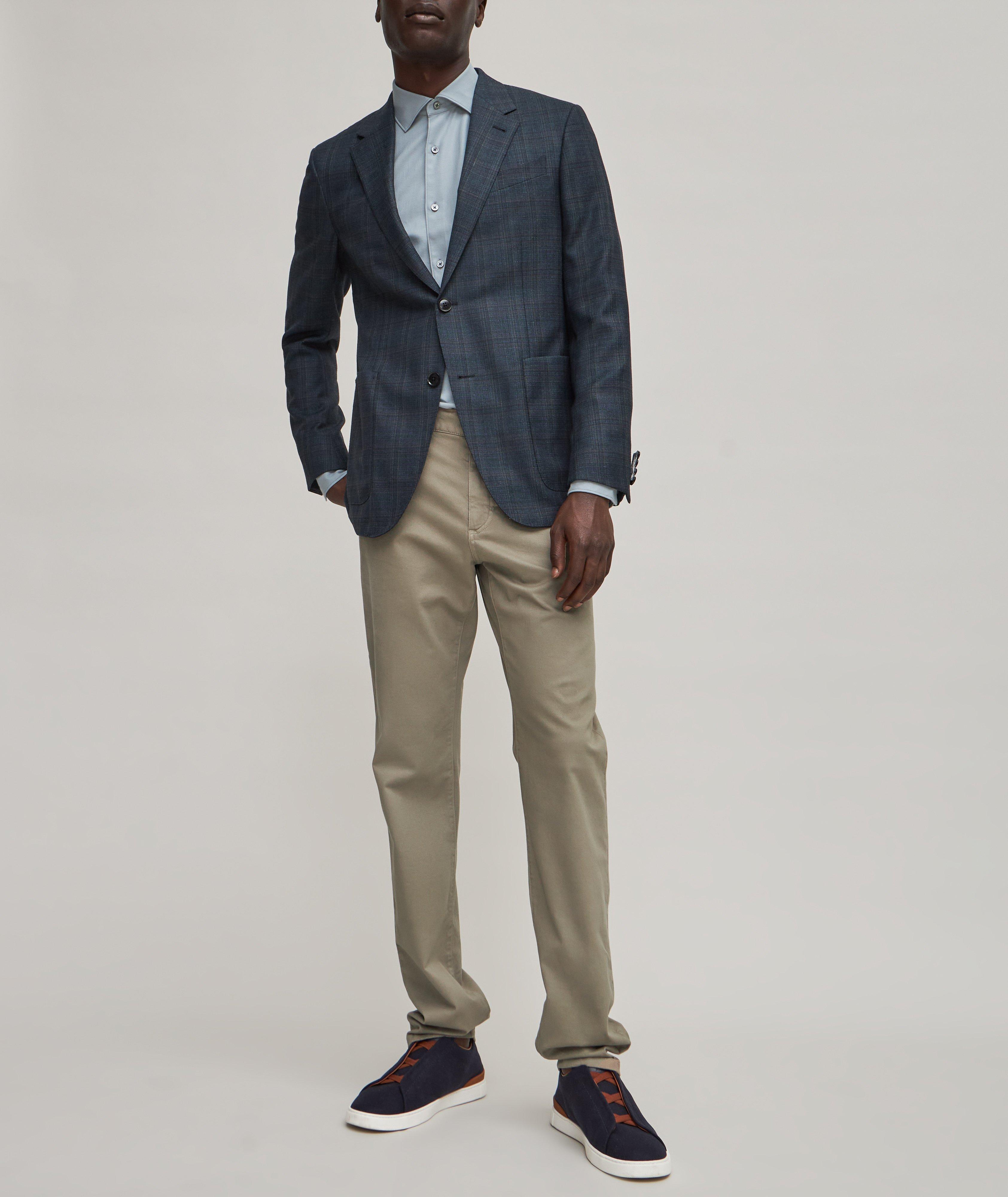 Zegna Stretch-Cotton Gabardine City Jeans | Pants | Harry Rosen