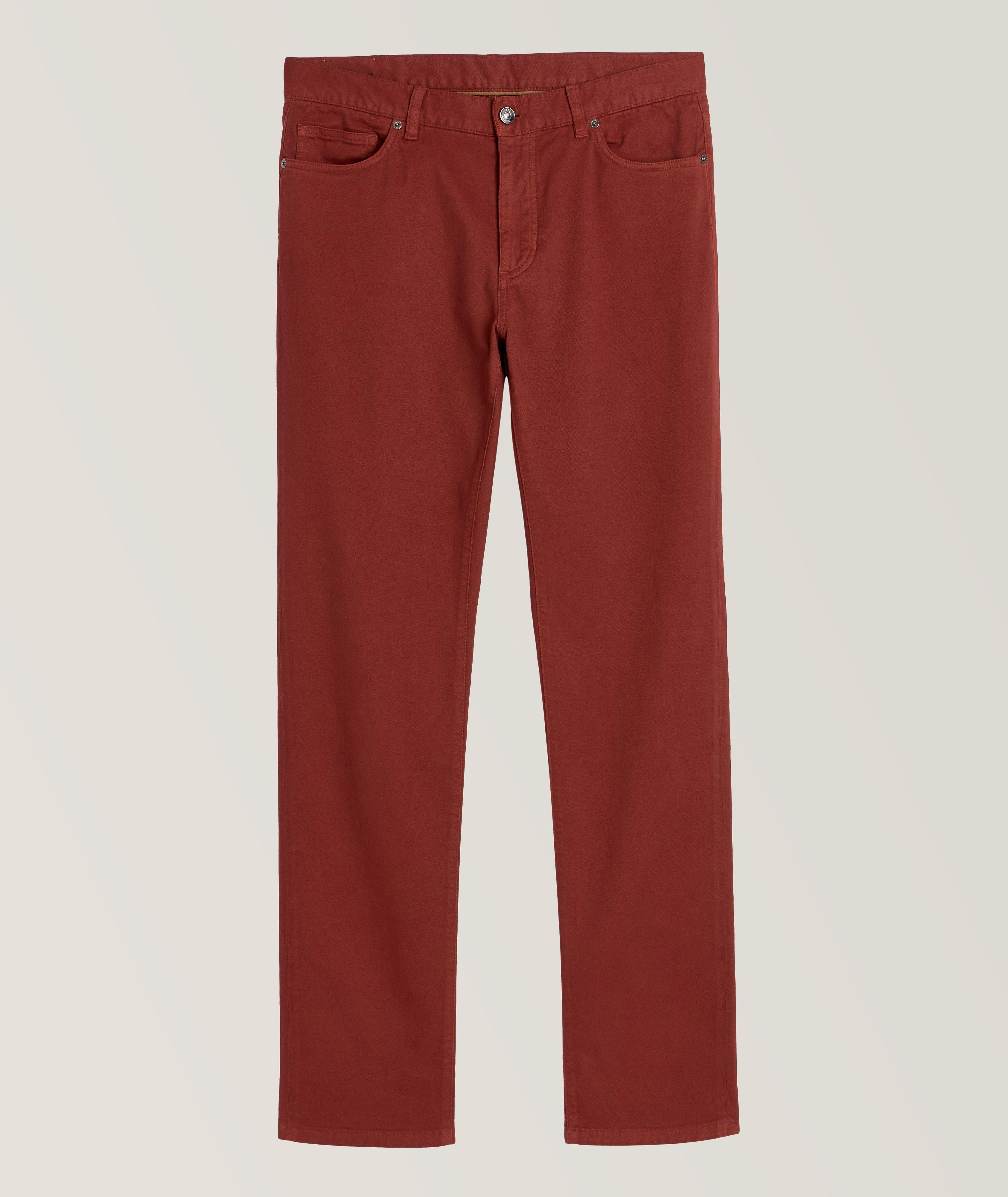 A New Day NWT Women's 8 Burgundy Stretch High Rise Straight Chino Pants