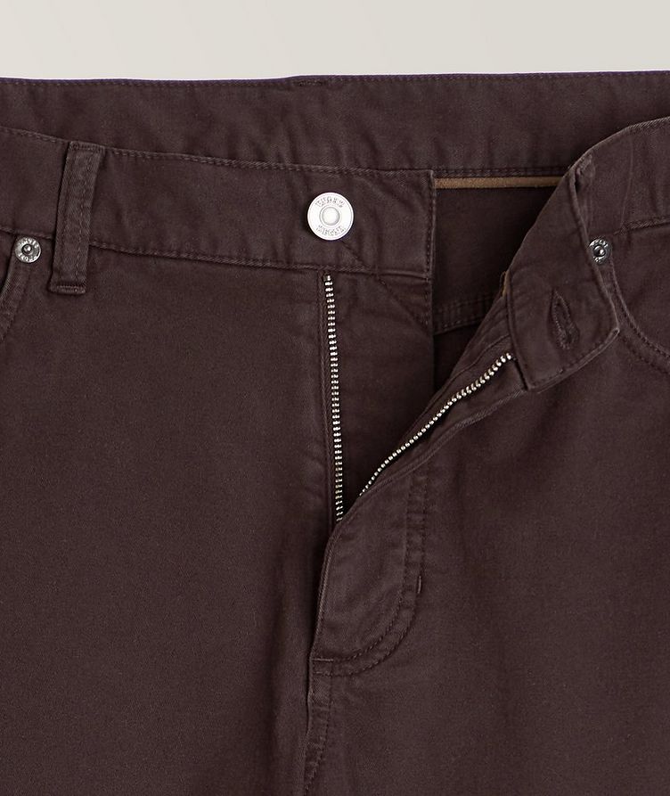City Stretch-Cotton Gabardine 5-Pocket Pants image 1