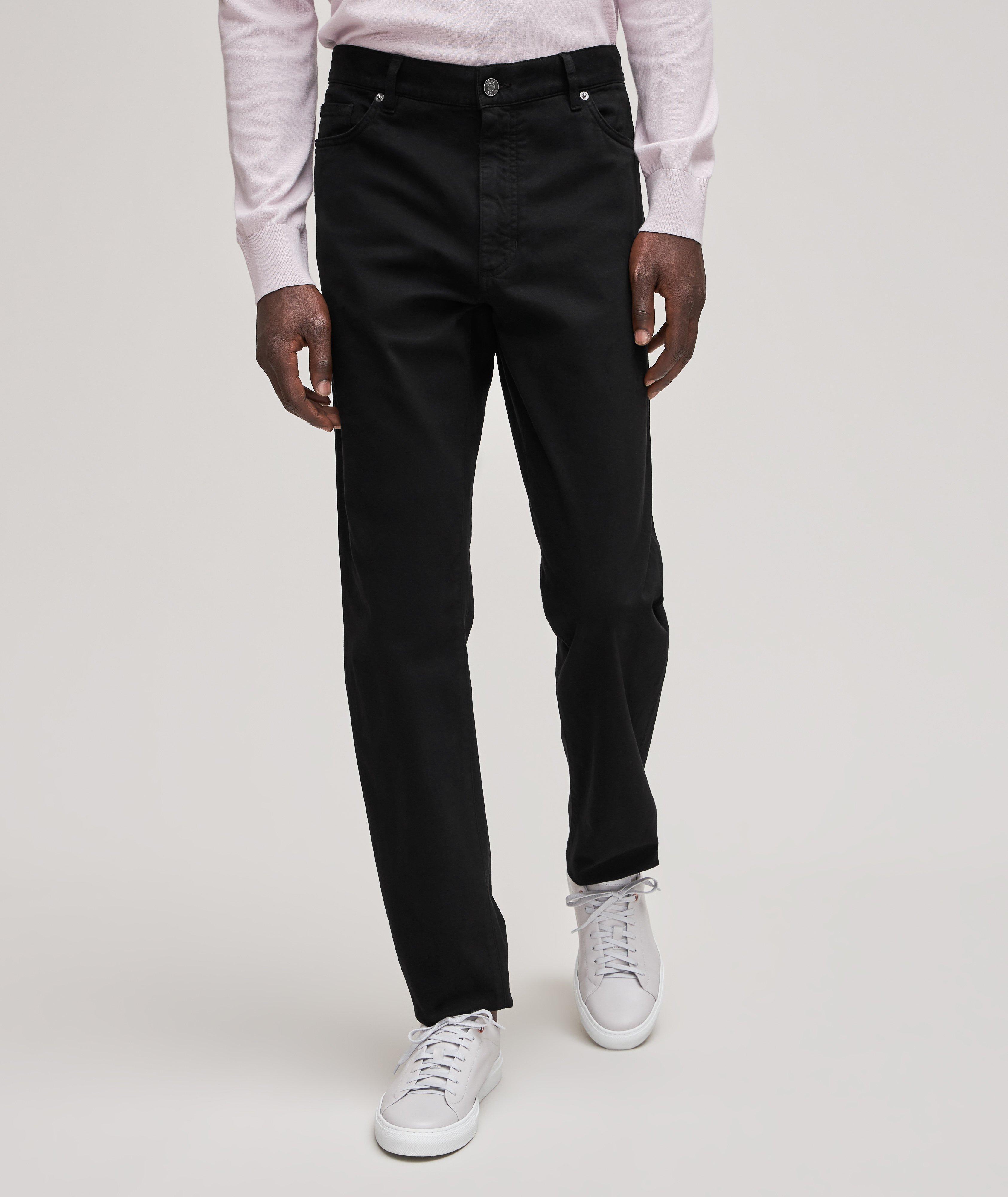 Stretch-Cotton Gabardine City Jeans image 1