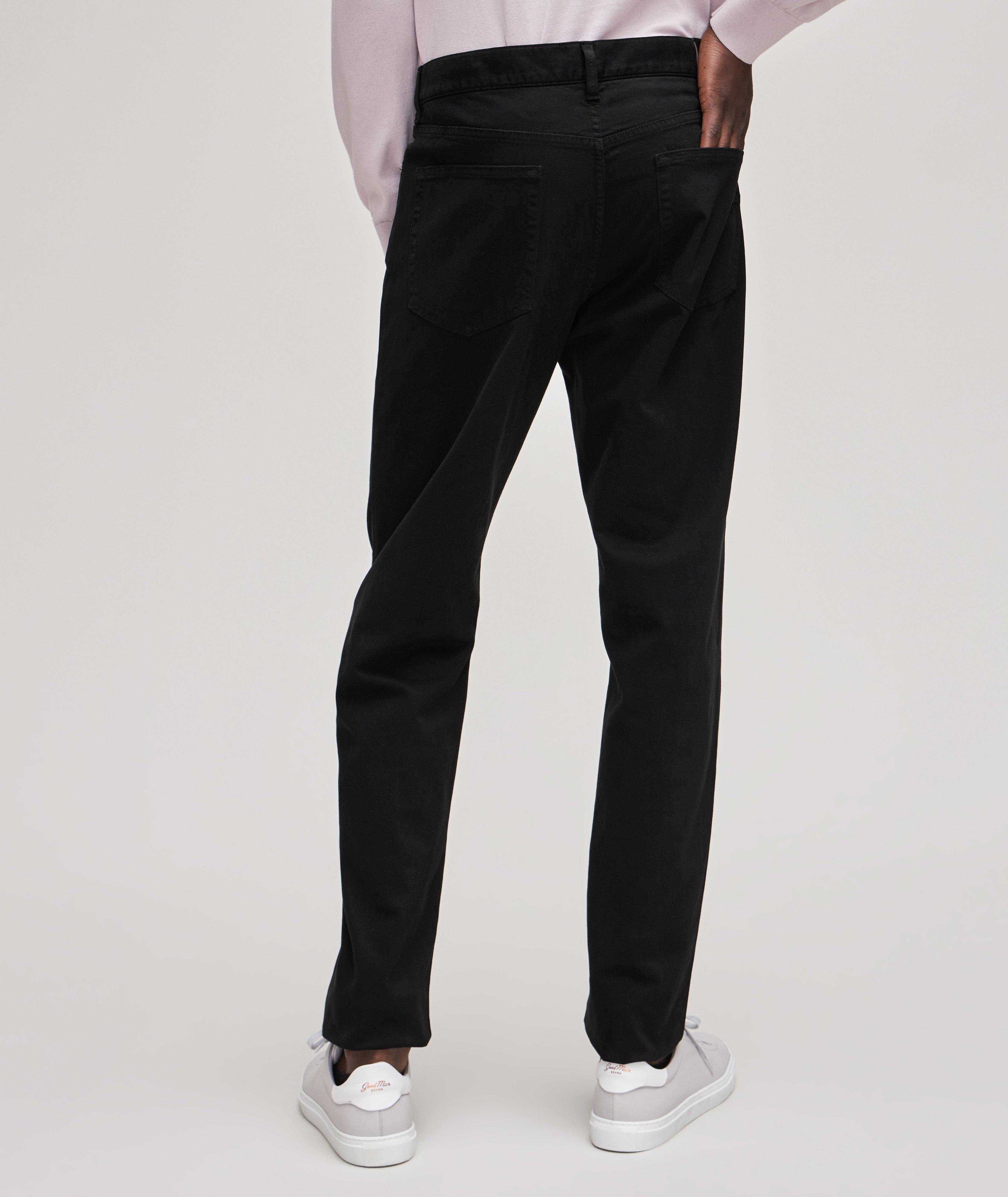 Zegna - White Cotton Stretch Five Pocket Jean