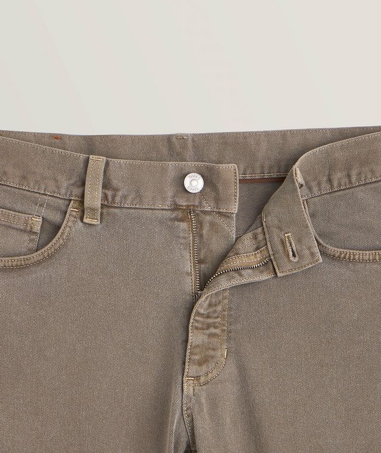 City Stretch-Cotton Five-Pocket Pants image 1