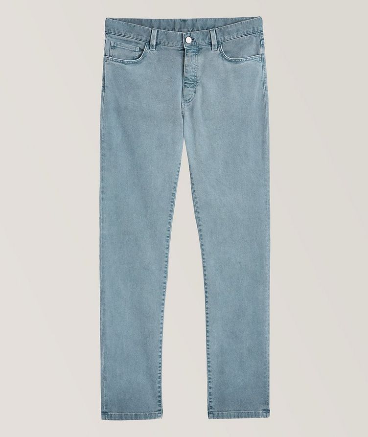 City Stretch-Cotton 5-Pocket Jeans image 0