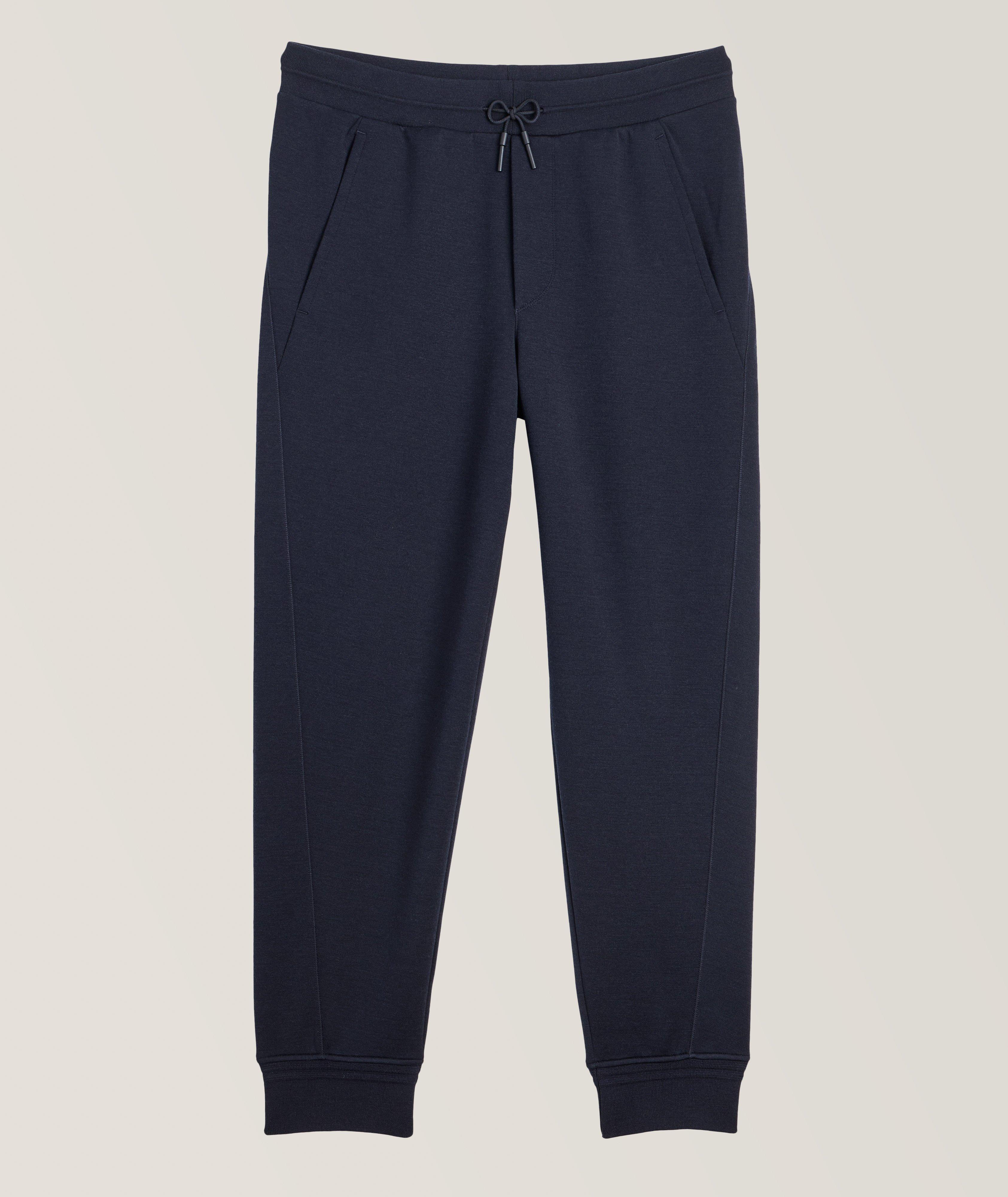 High Performance Wool Cotton-Blend Joggers image 0