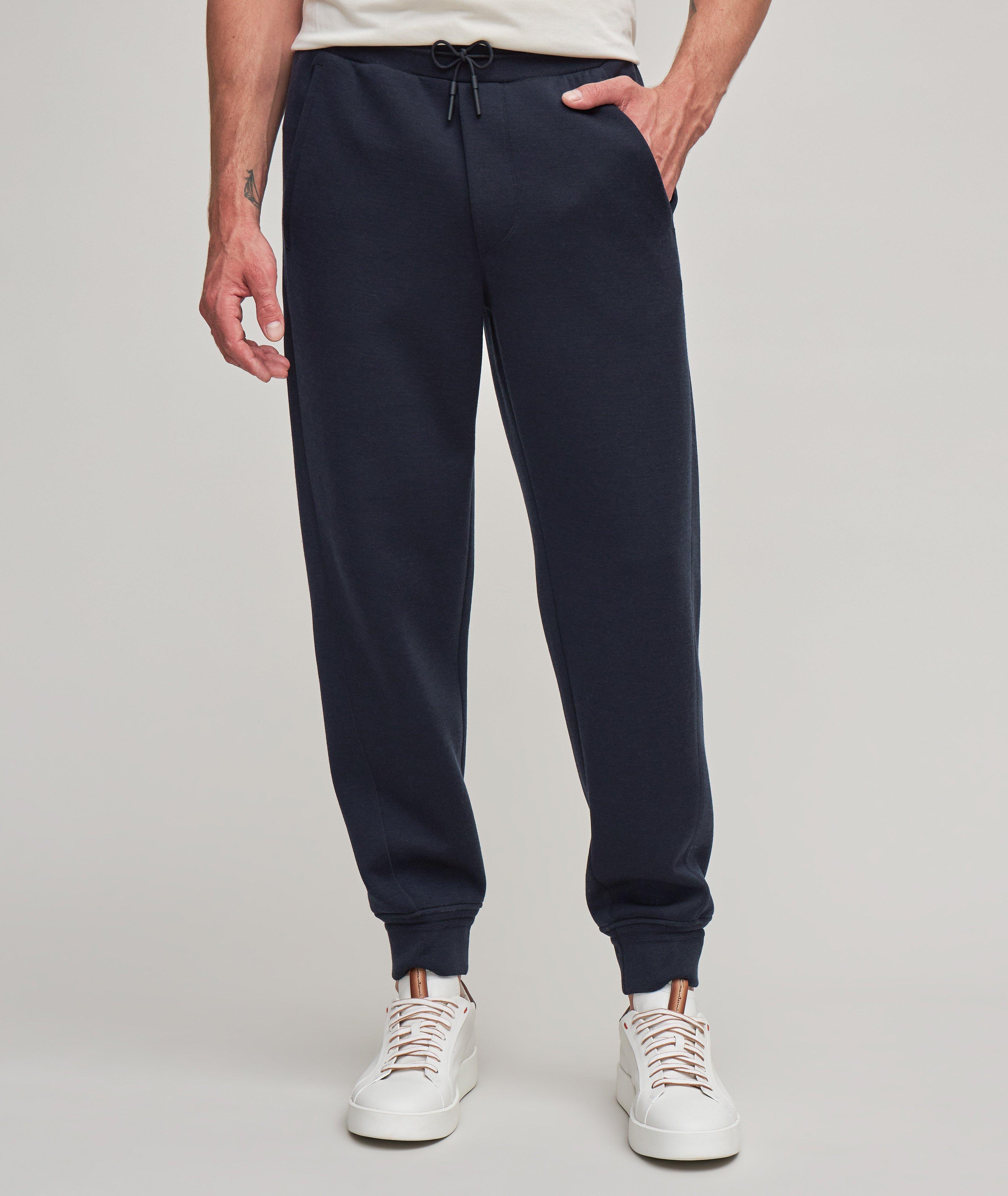 High Performance Wool Cotton-Blend Joggers image 1