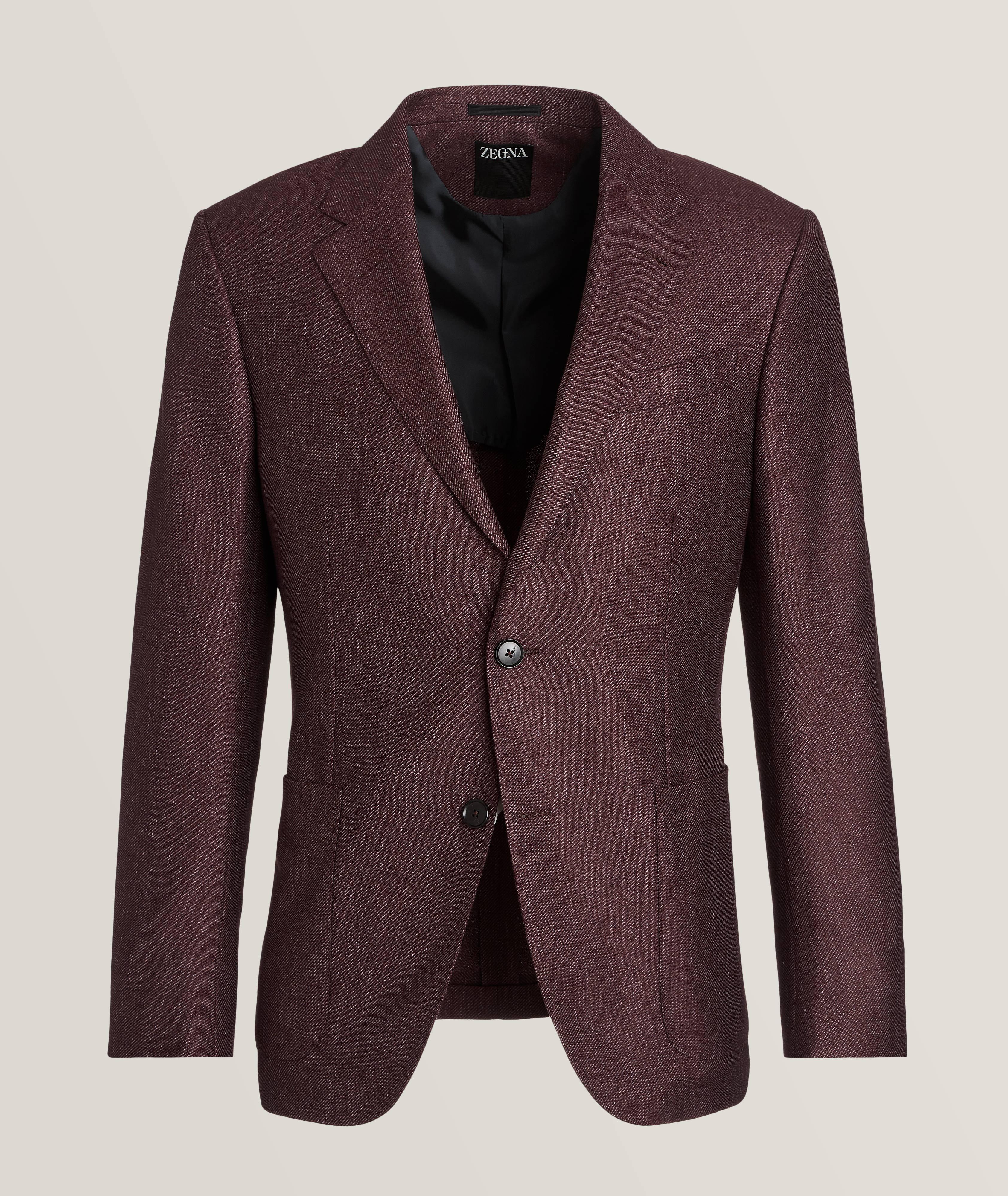 Natural Cashmere, Silk & Linen Twill Sport Jacket image 0