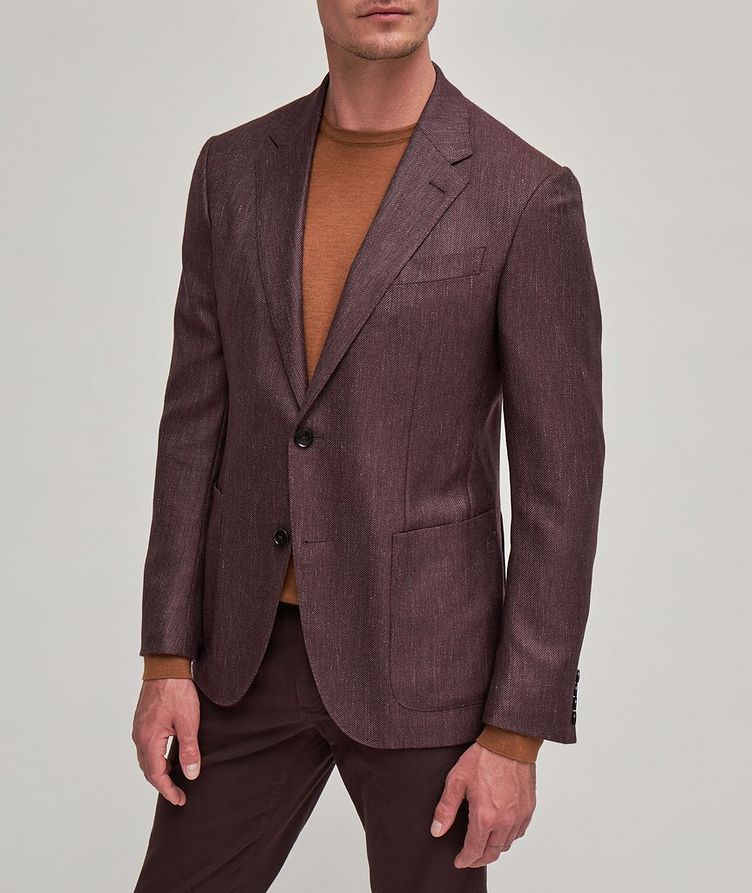 Natural Cashmere, Silk & Linen Twill Sport Jacket image 1