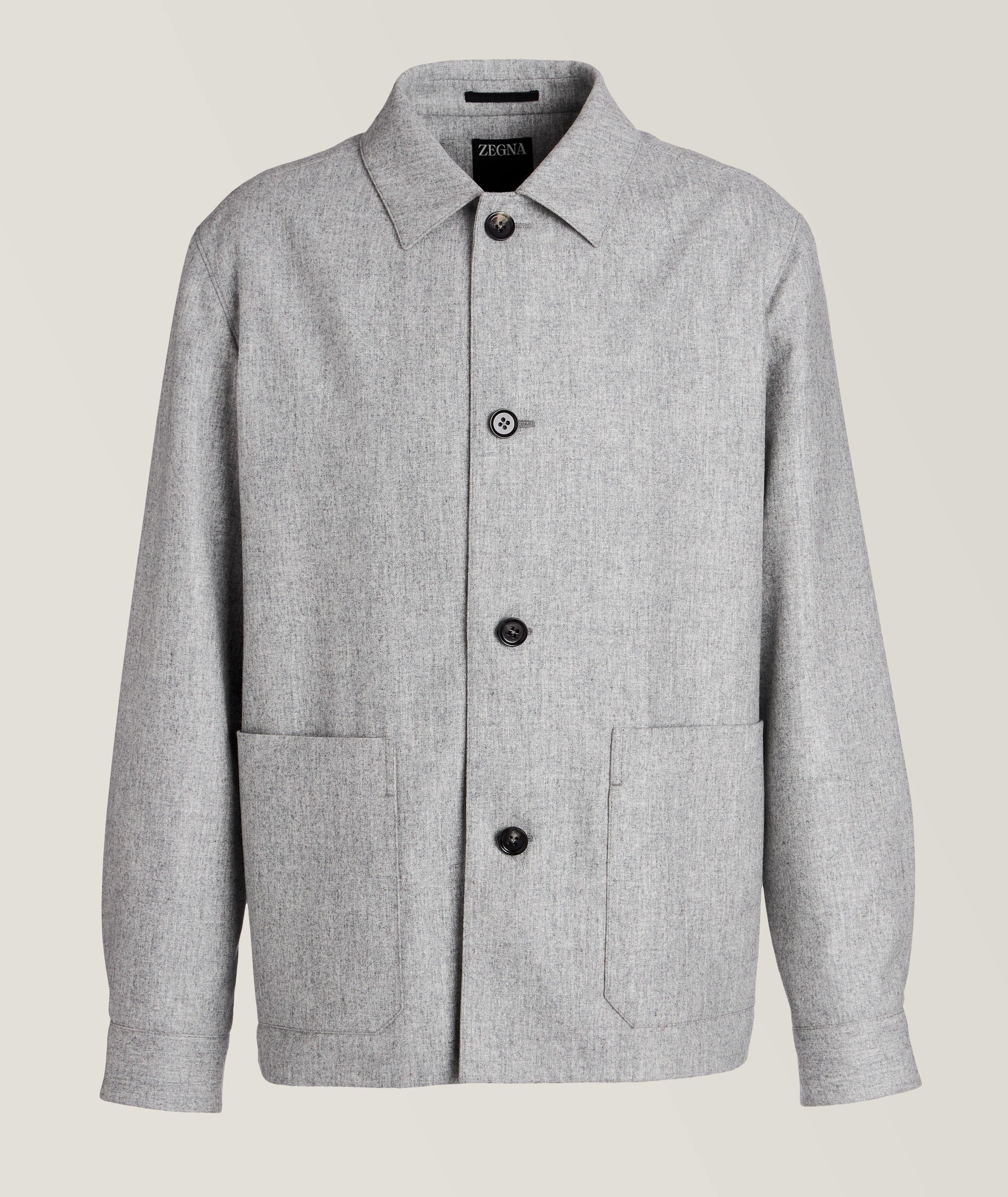 Mélange Wool Chore Jacket image 0