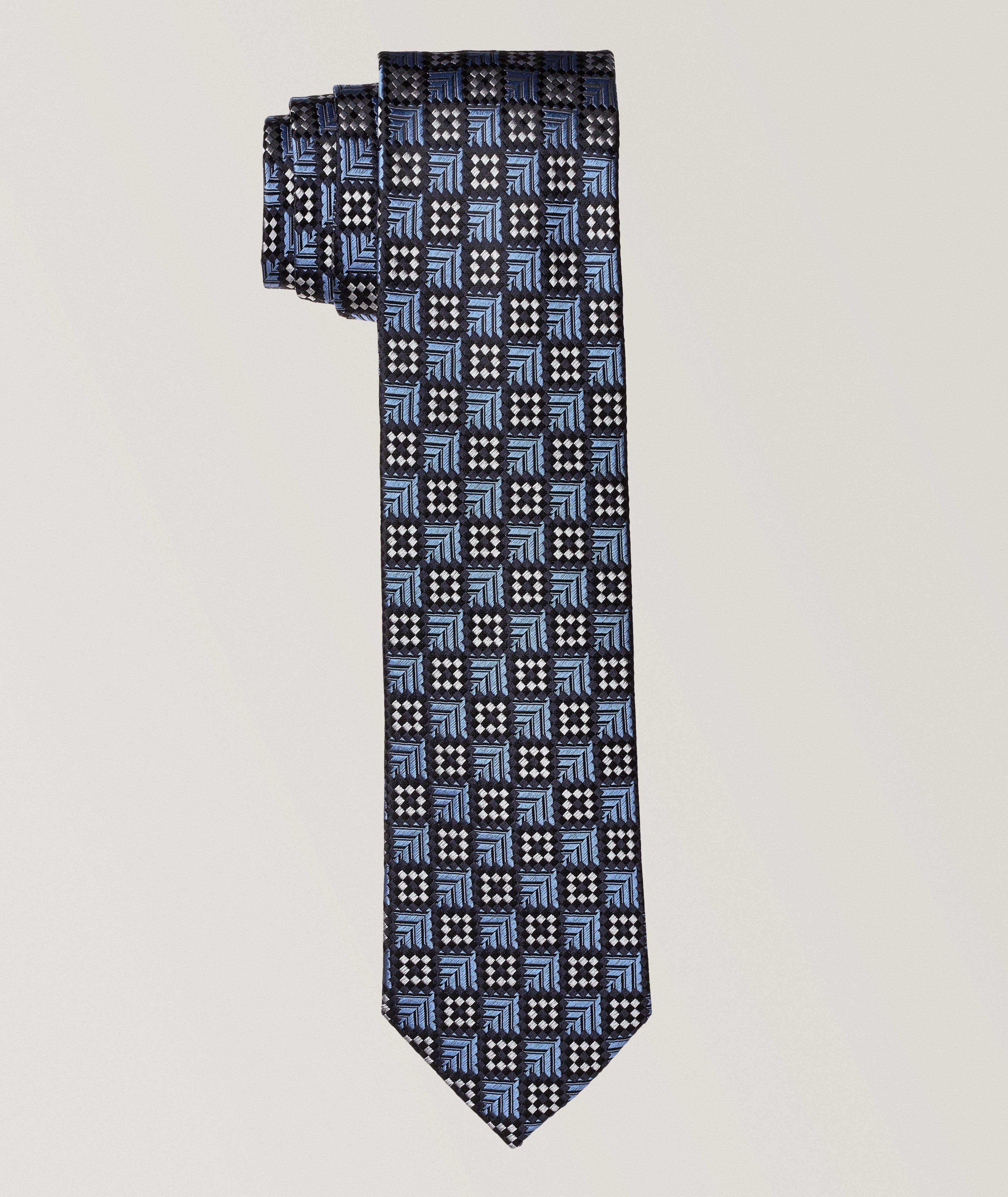 Archivio Pattern Silk Tie image 0