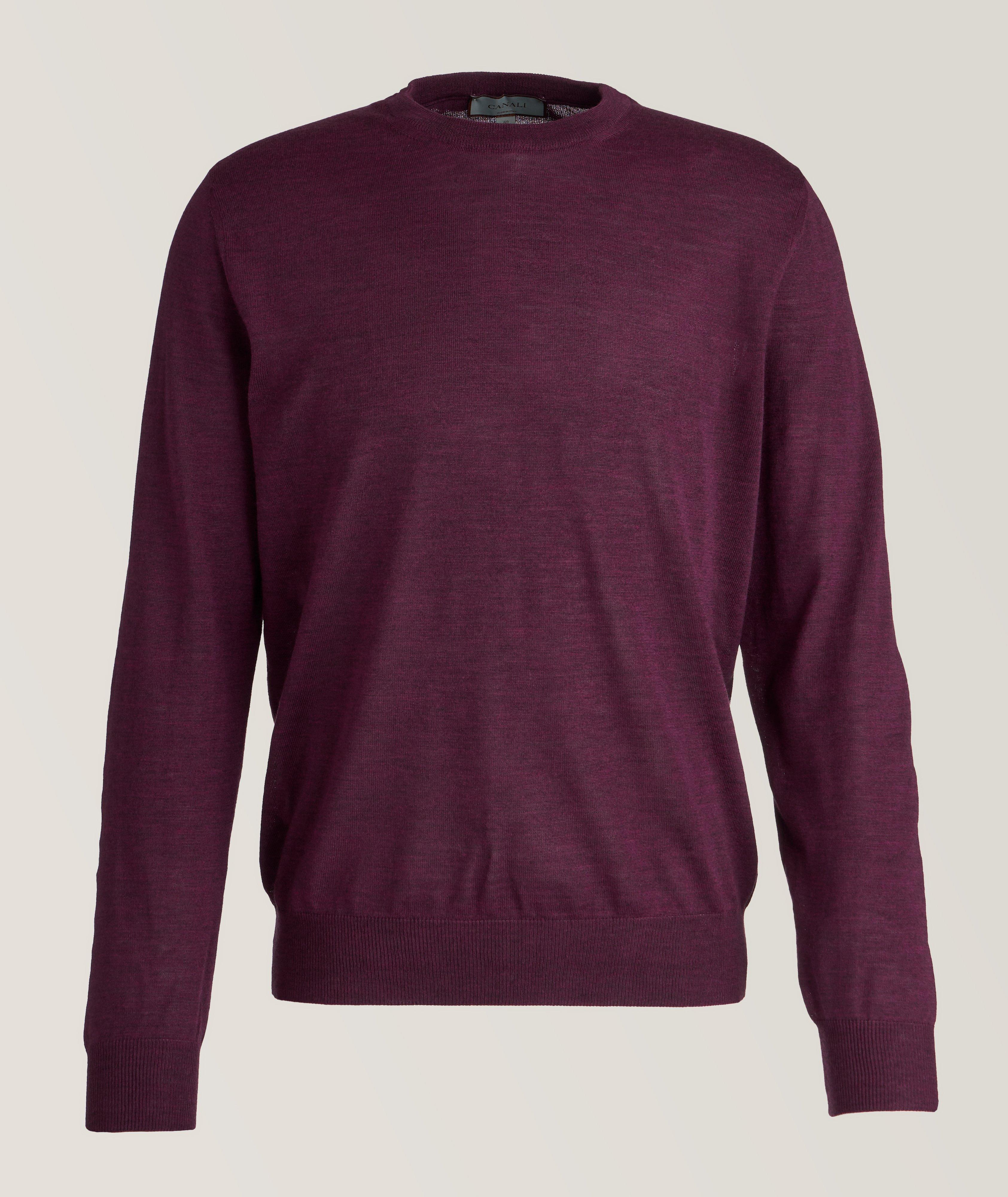 Mélange Merino Wool Crewneck Sweater image 0