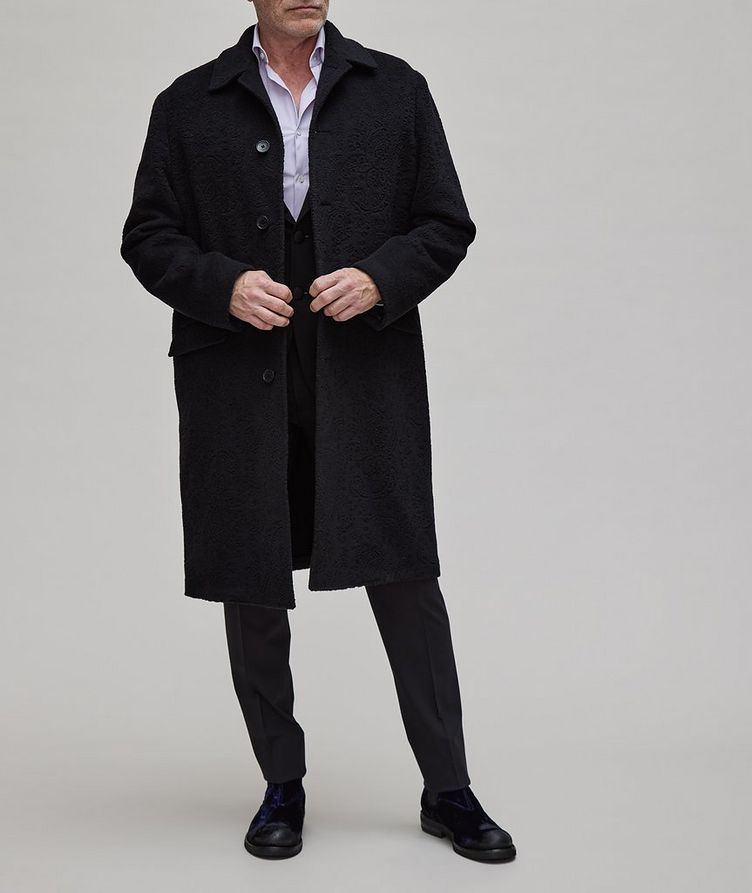 Paisley Wool-Cashmere Jacquard Overcoat image 1