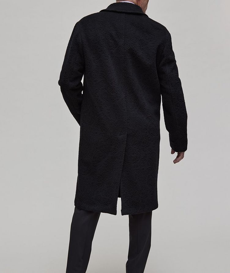 Paisley Wool-Cashmere Jacquard Overcoat image 2