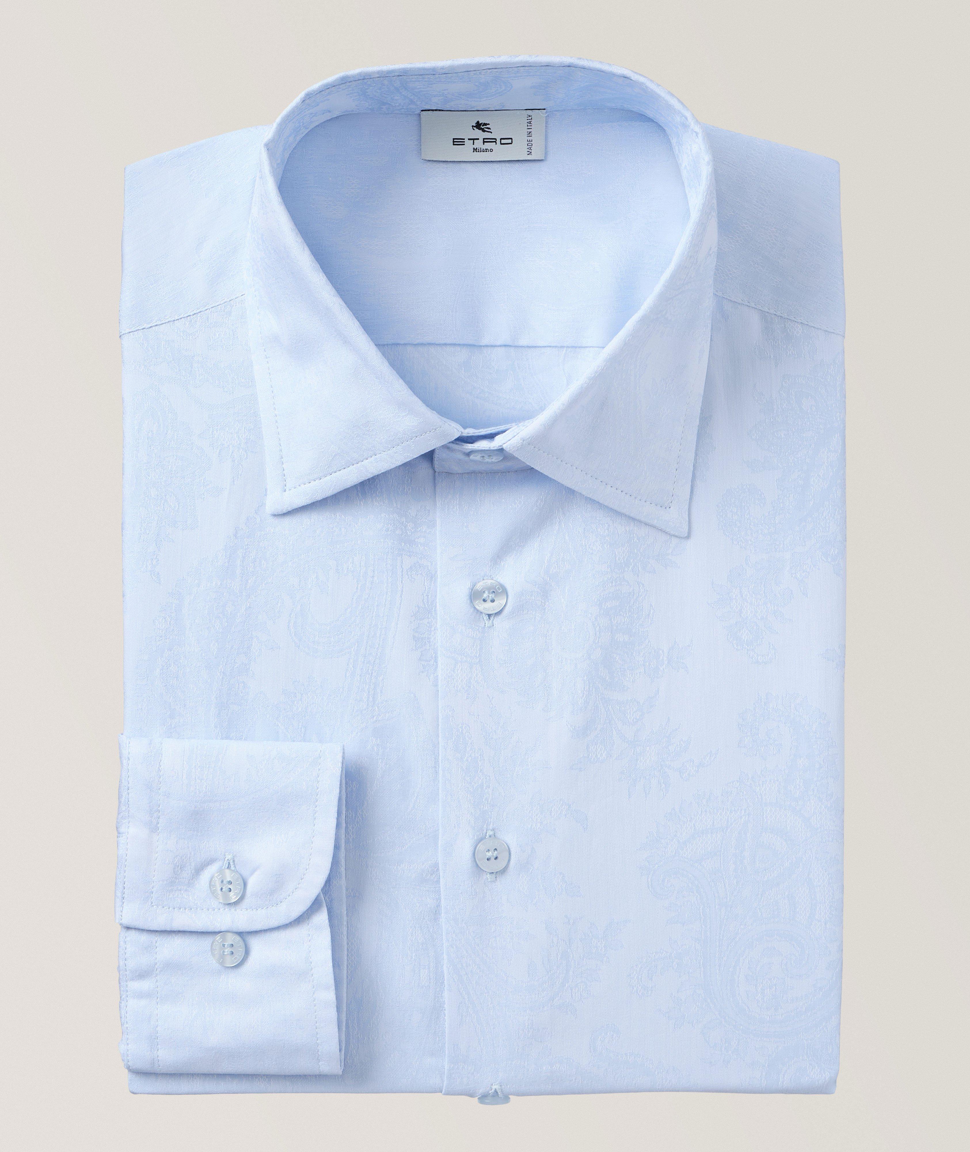 Etro Slim-Fit Tonal Paisley Cotton Sport Shirt | Sport Shirts | Harry Rosen