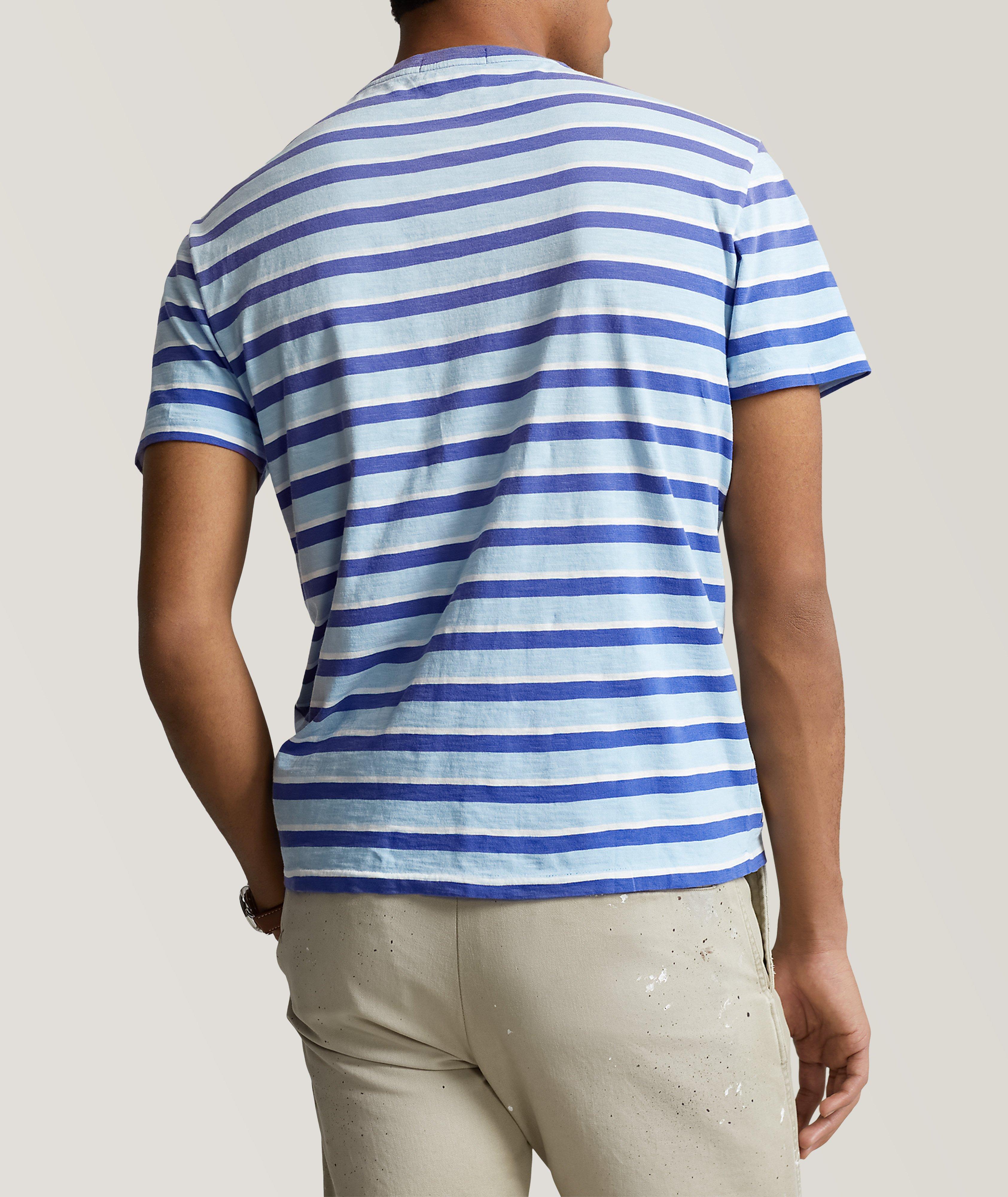 Striped Pattern Jersey Cotton T-Shirt image 2